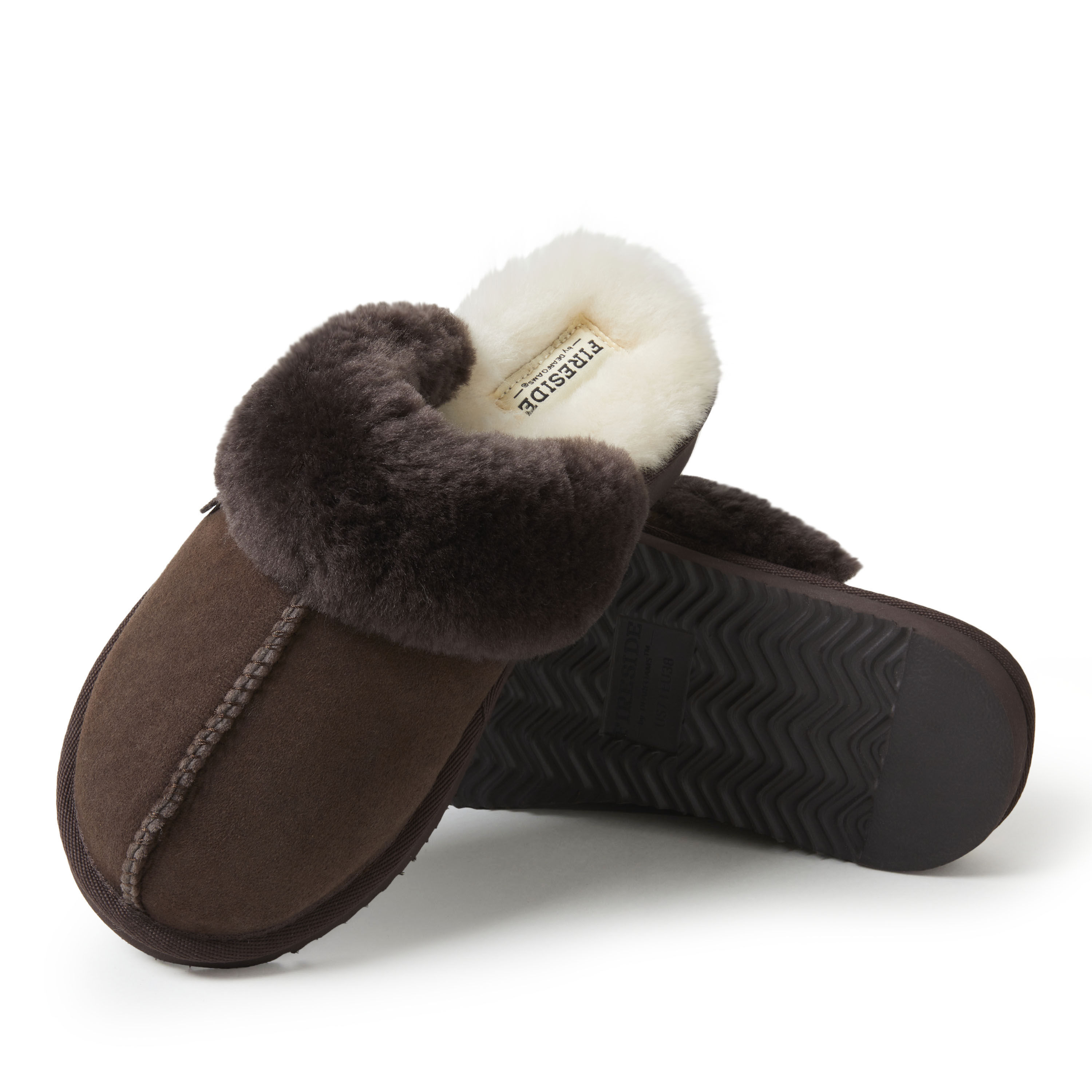 Women's Fireside by Dearfoams Sydney Genuine Shearling Scuff Slipper