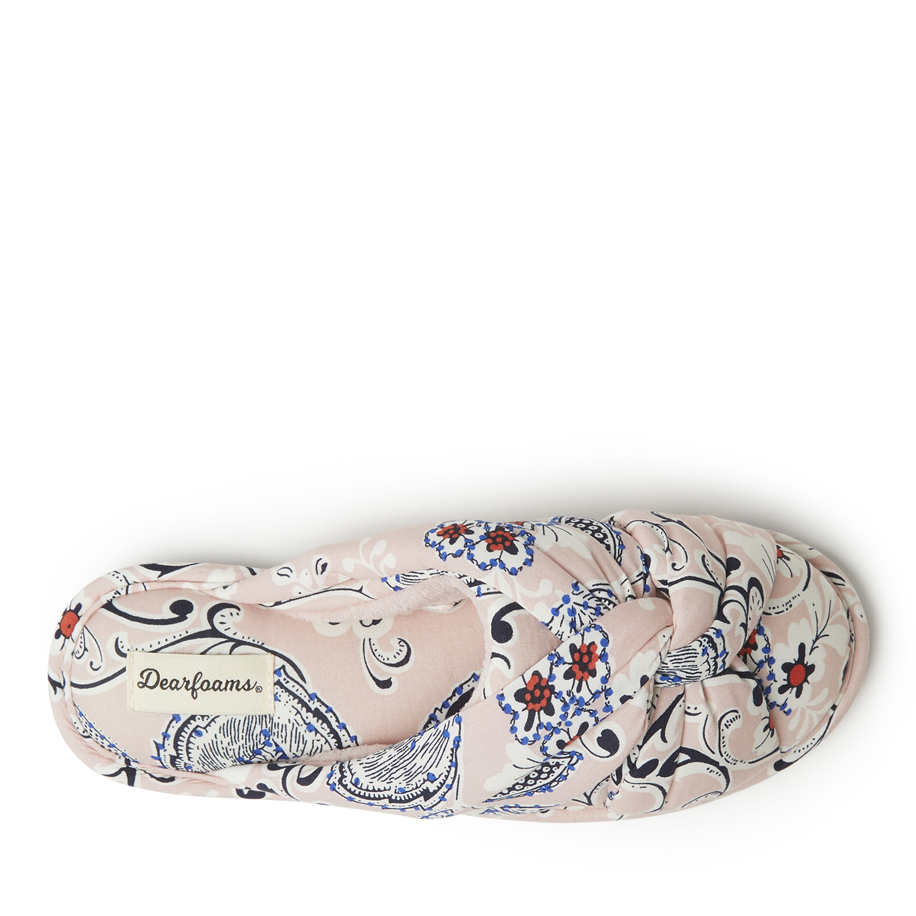 Women's Alexis Paisley Knot Scuff Slipper