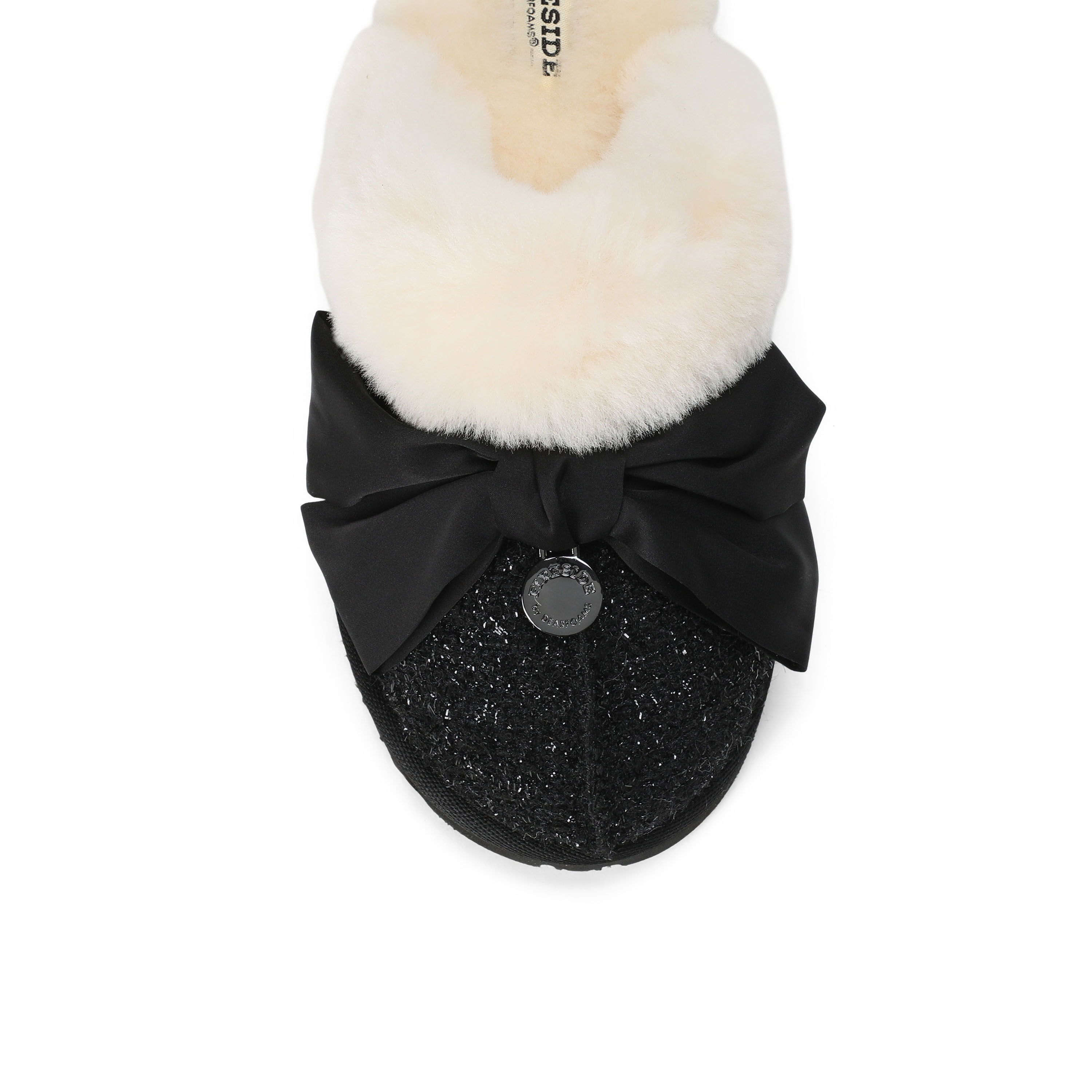 Women's Sydney Dream Bow Genuine Shearling Scuff