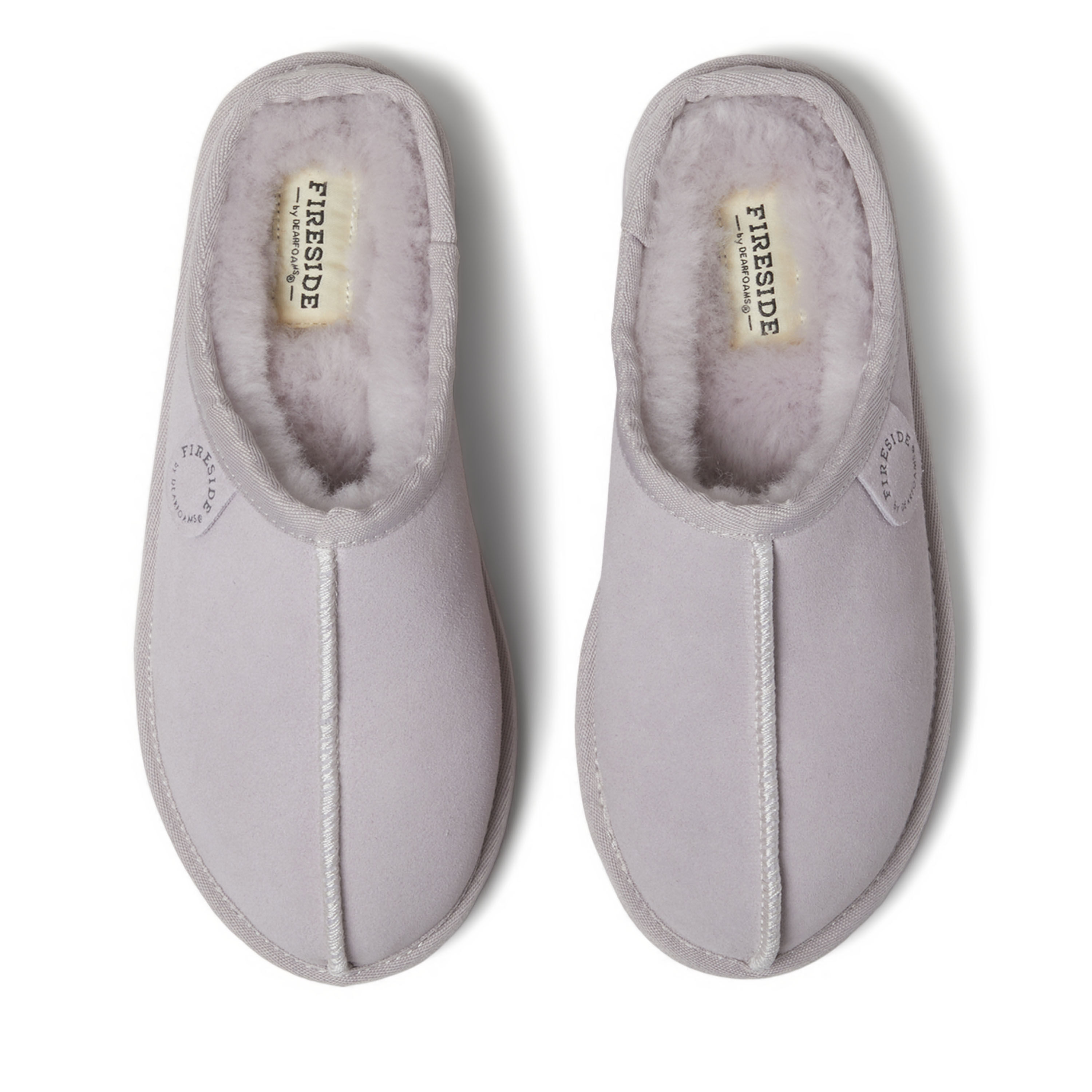 Women's Fireside by Dearfoams Greta Genuine Shearling Clog
