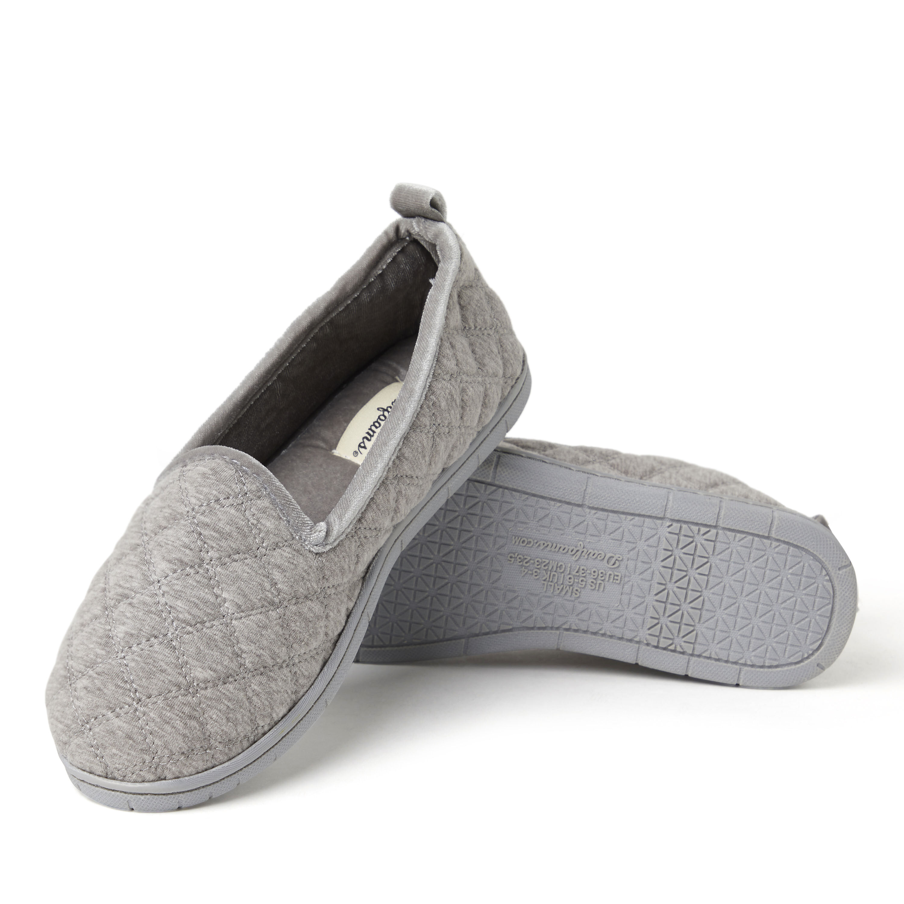 Women's Rachel Quilted Jersey Closed Back Slipper
