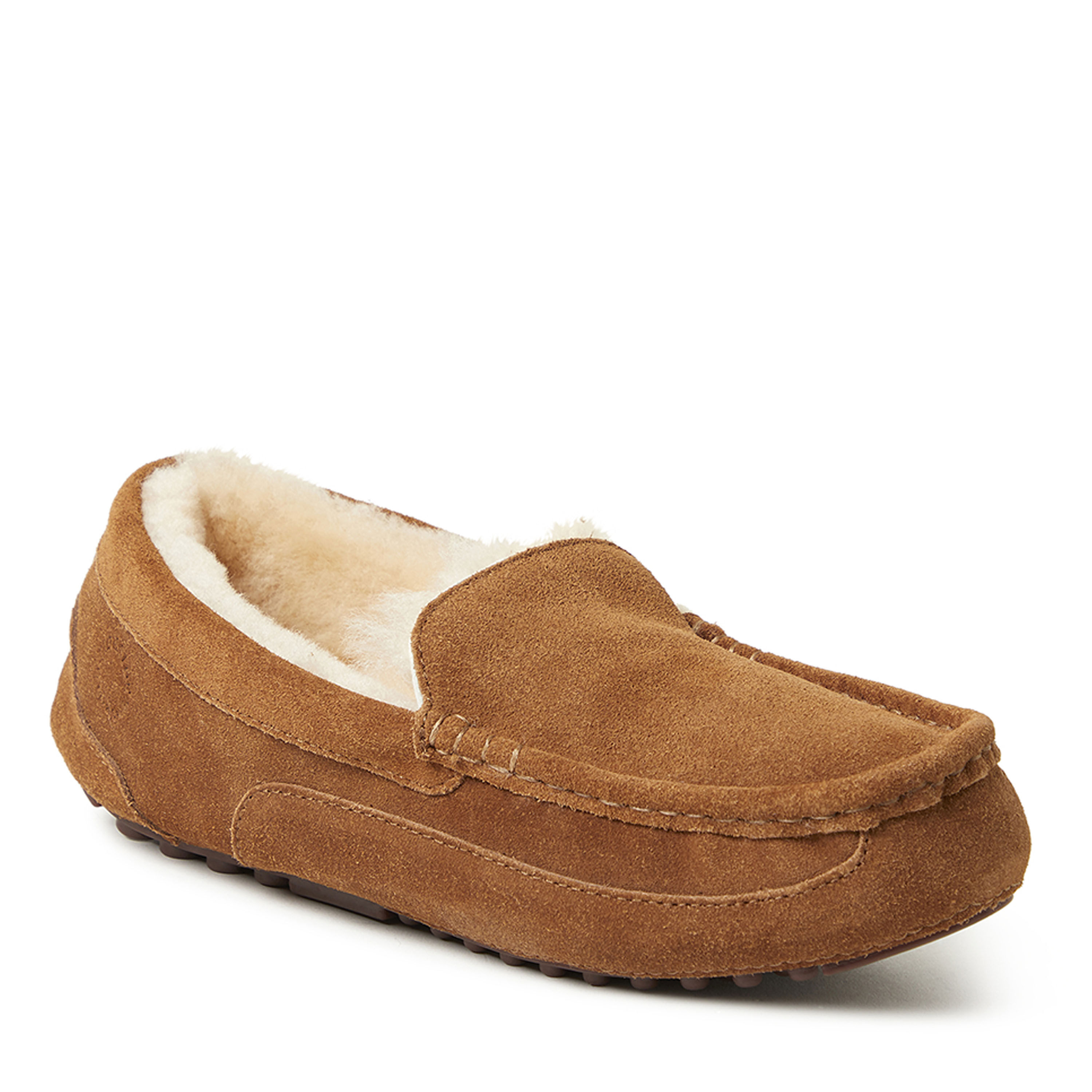 Men s Fireside by Dearfoams Melbourne Genuine Shearling Moccasin