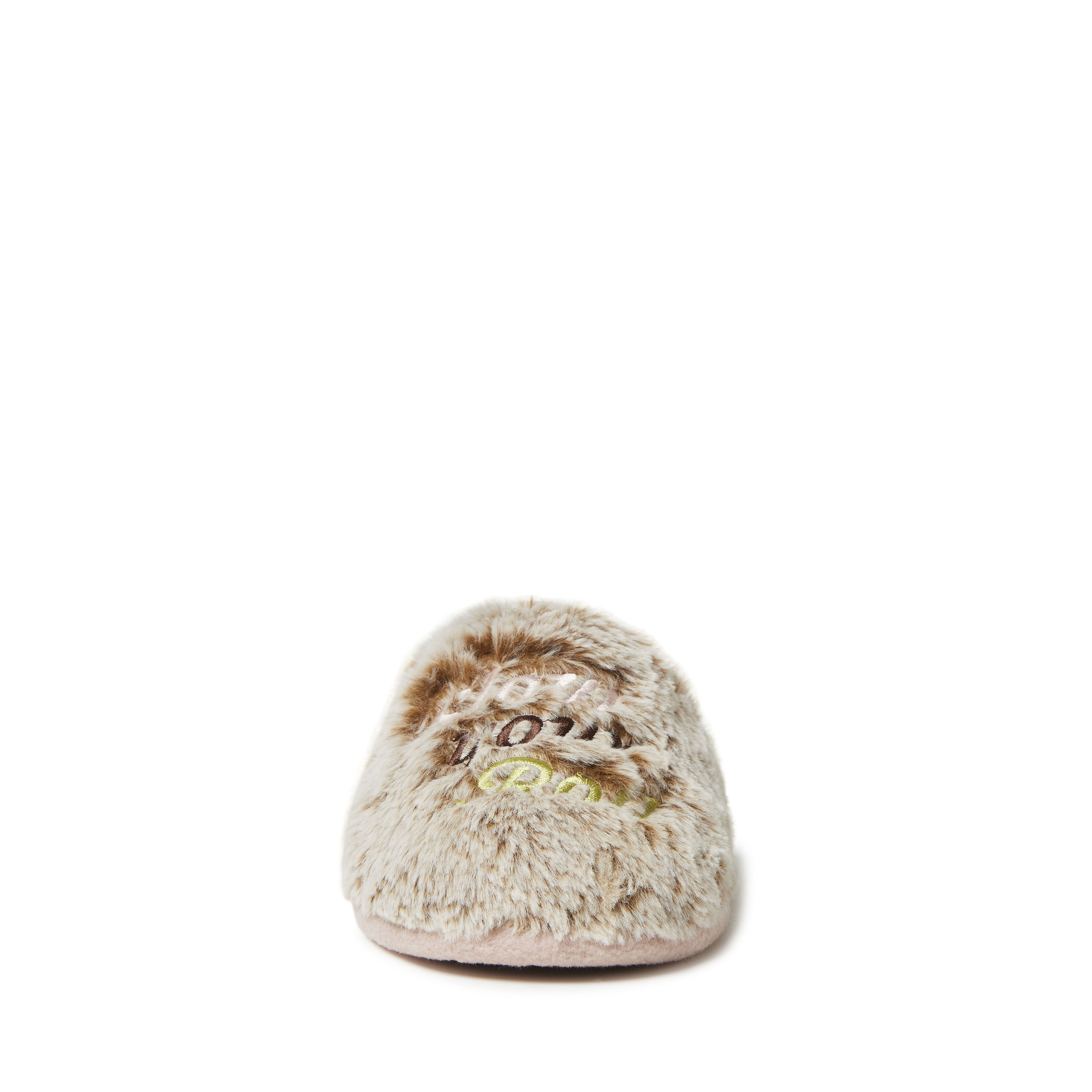 Women's Novelty Scuff Slipper with Eye Mask