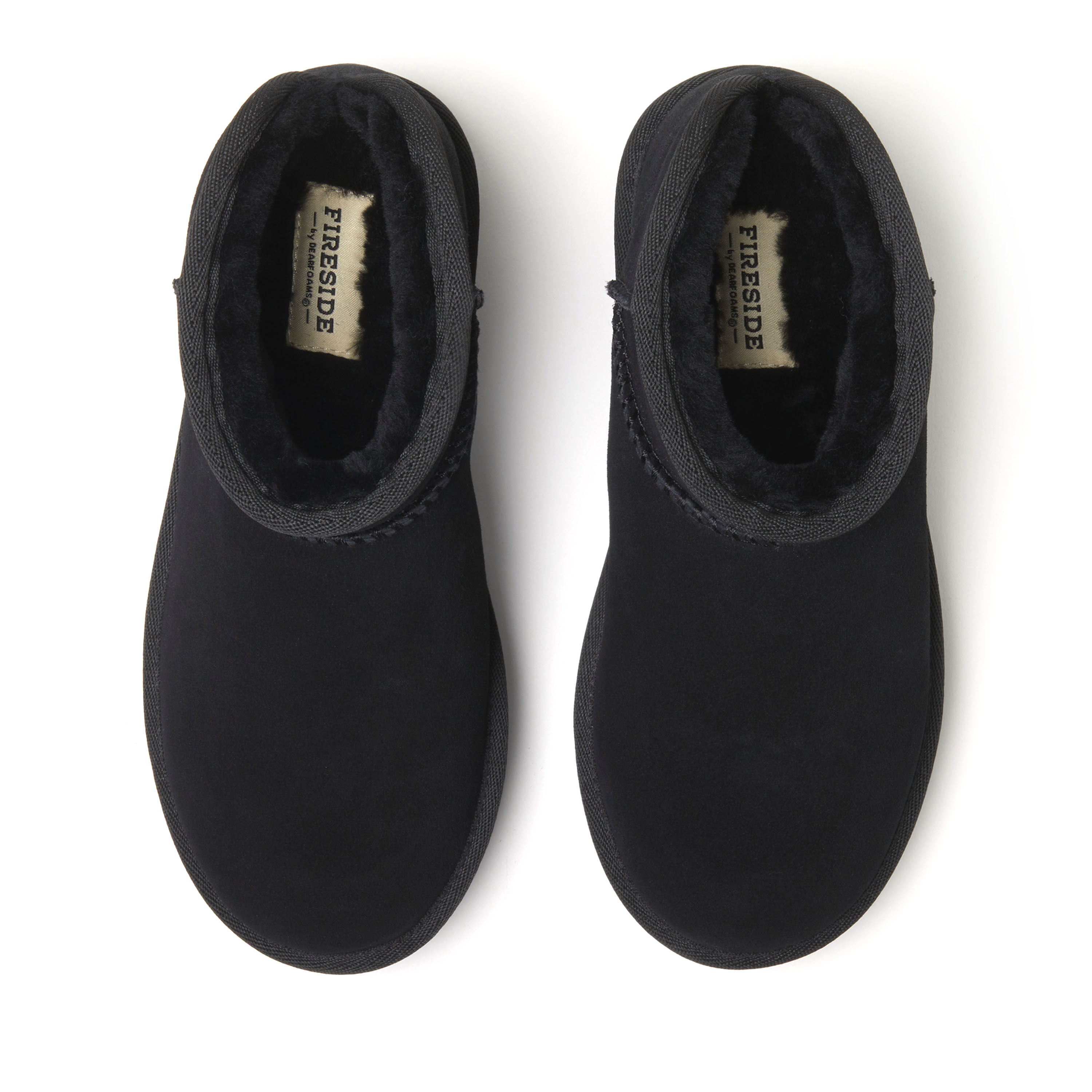 Women's Fireside by Dearfoams Kingston Genuine Shearling Platform Bootie