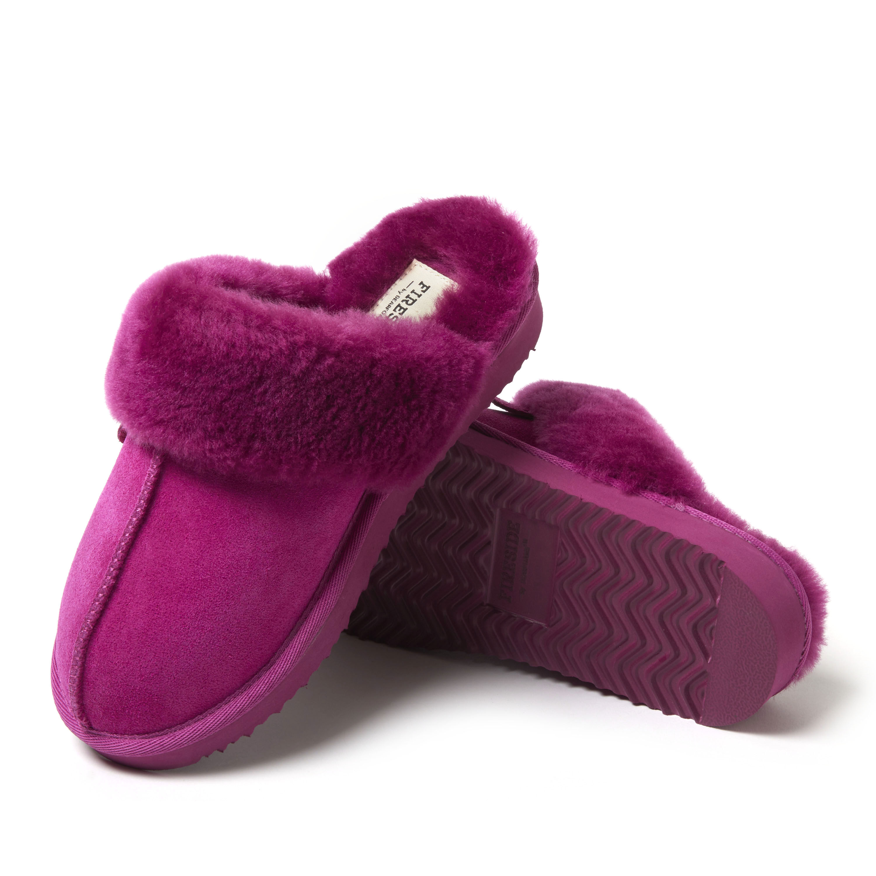 Women's Fireside By Dearfoams Sydney Genuine Shearling Scuff