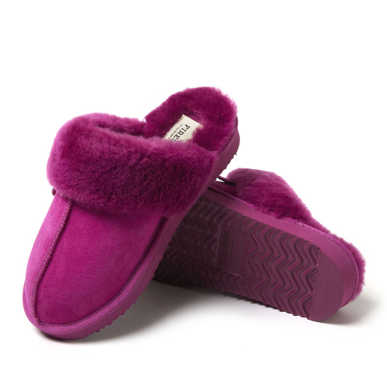 Women's Fireside By Dearfoams Sydney Genuine Shearling Scuff