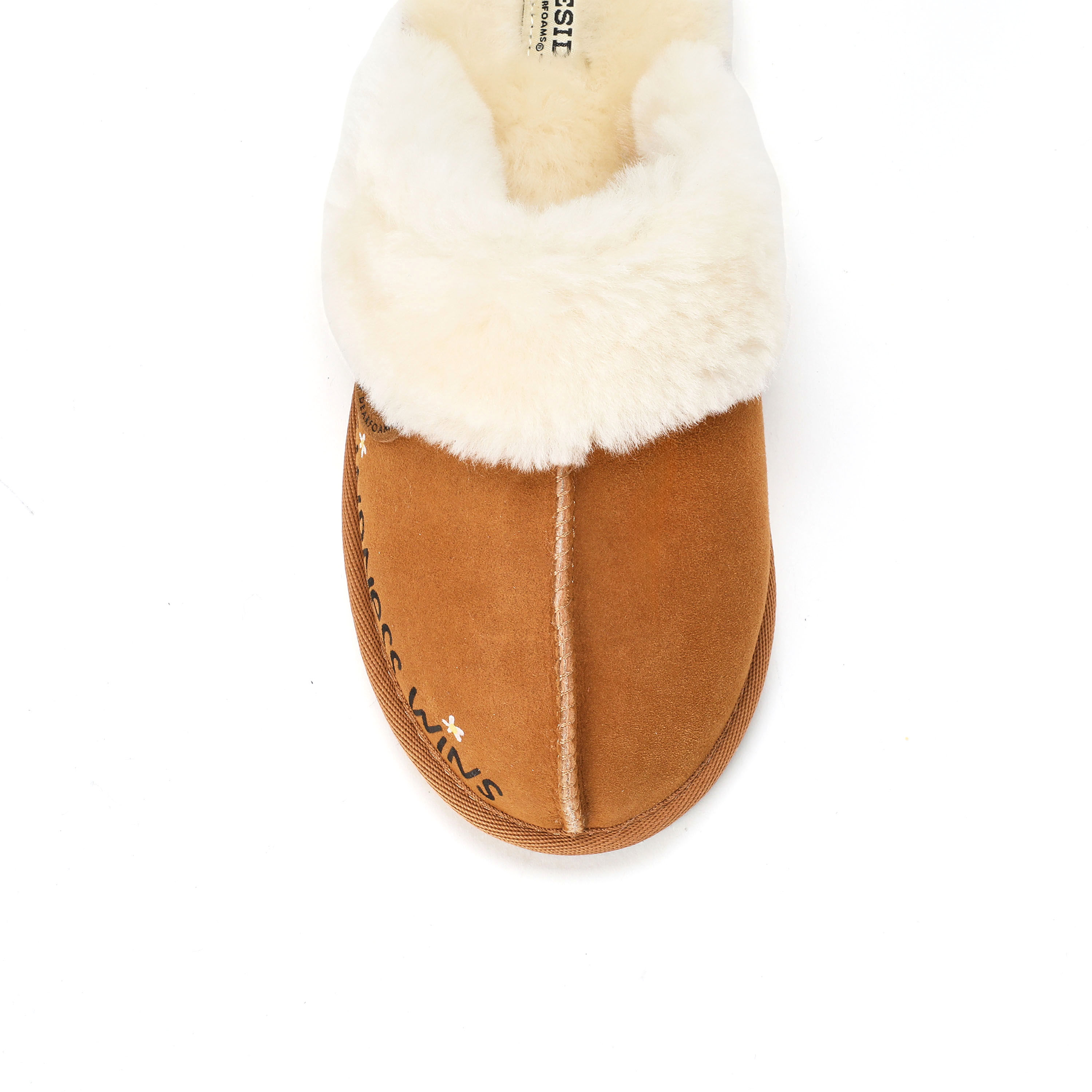 Women's Fireside by Dearfoams Limited Edition "Kindness Wins" Sydney Shearling Scuff