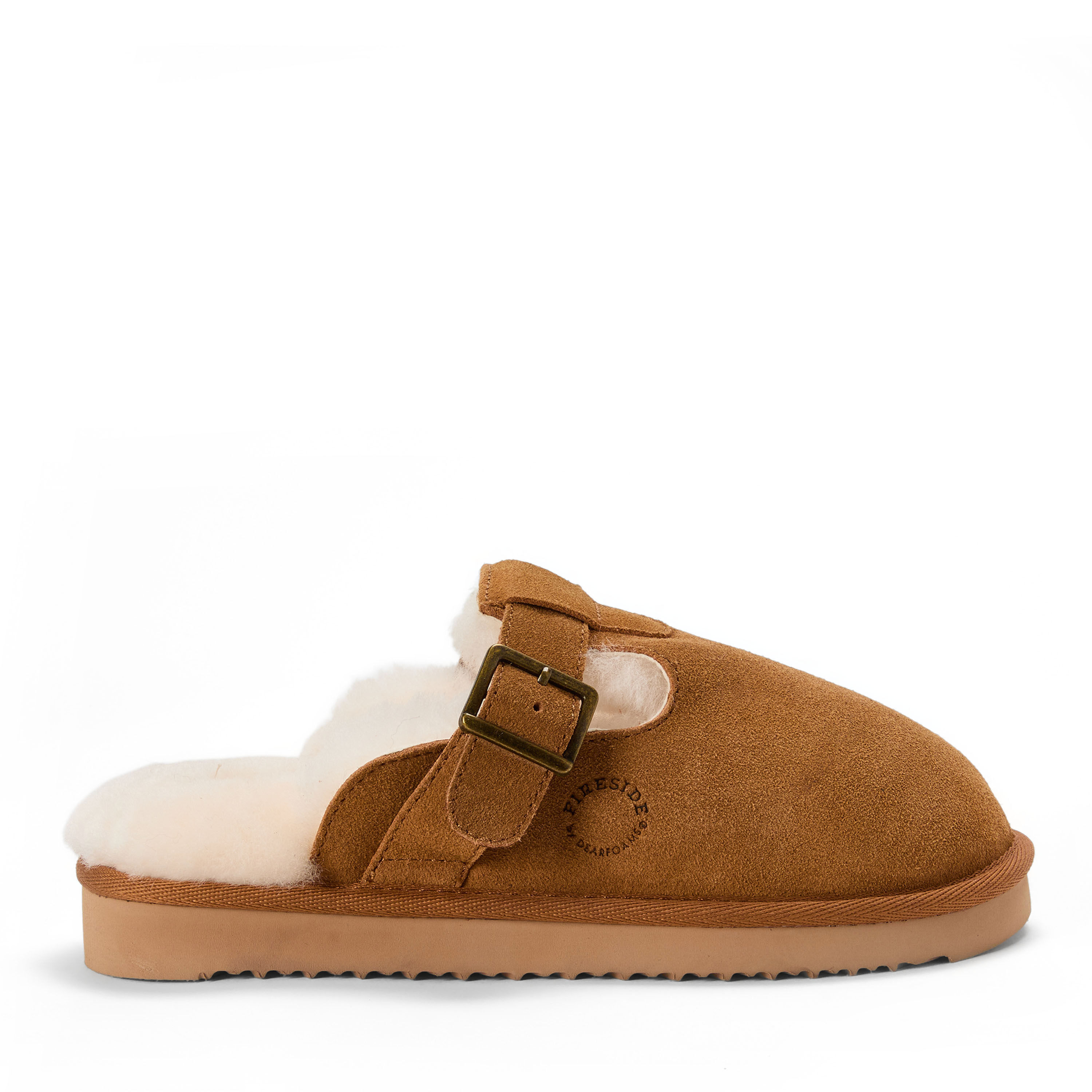 Women's Fireside by Dearfoams Maitland Genuine Shearling Scuff