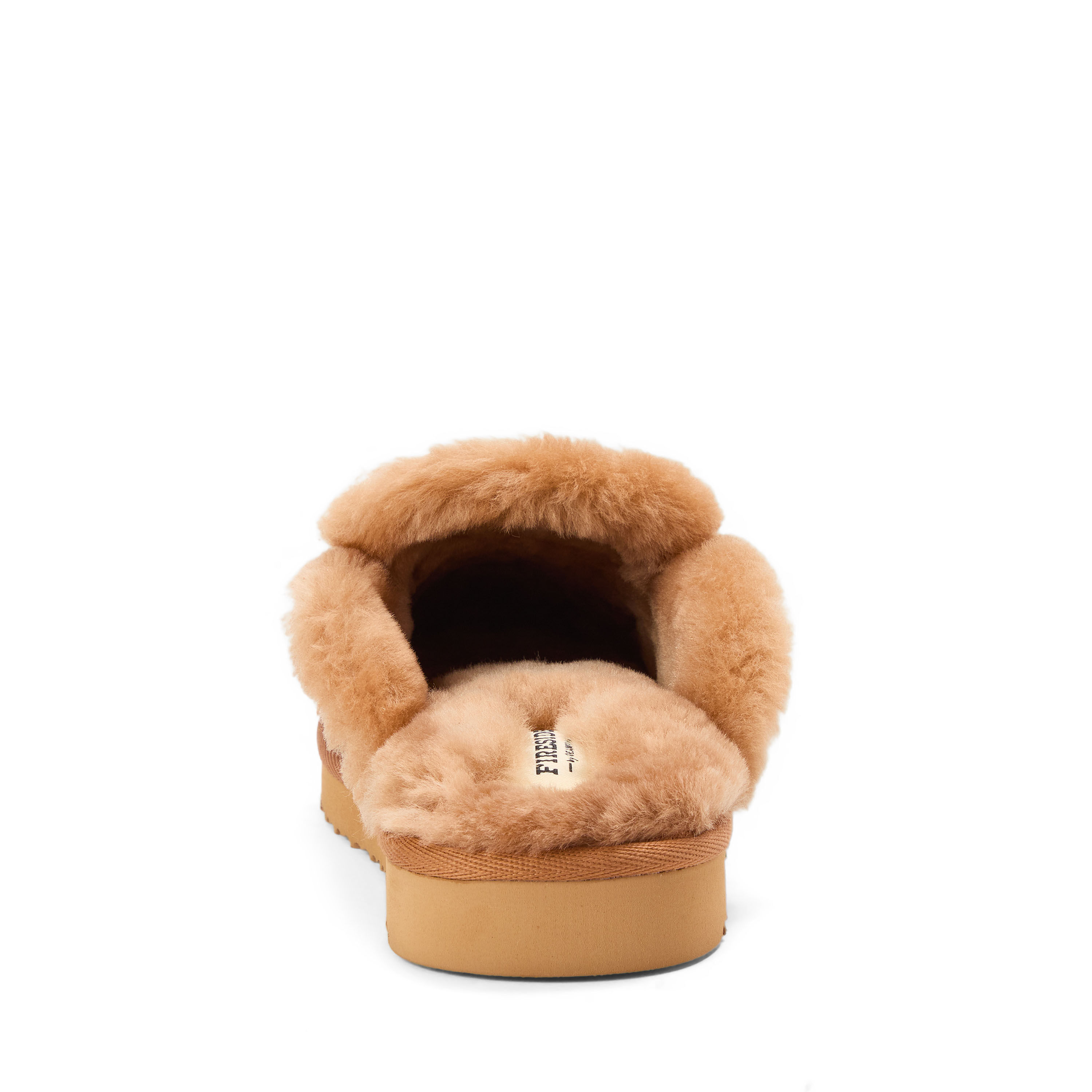 Women's Fireside by Dearfoams Richmond Genuine Shearling Scuff