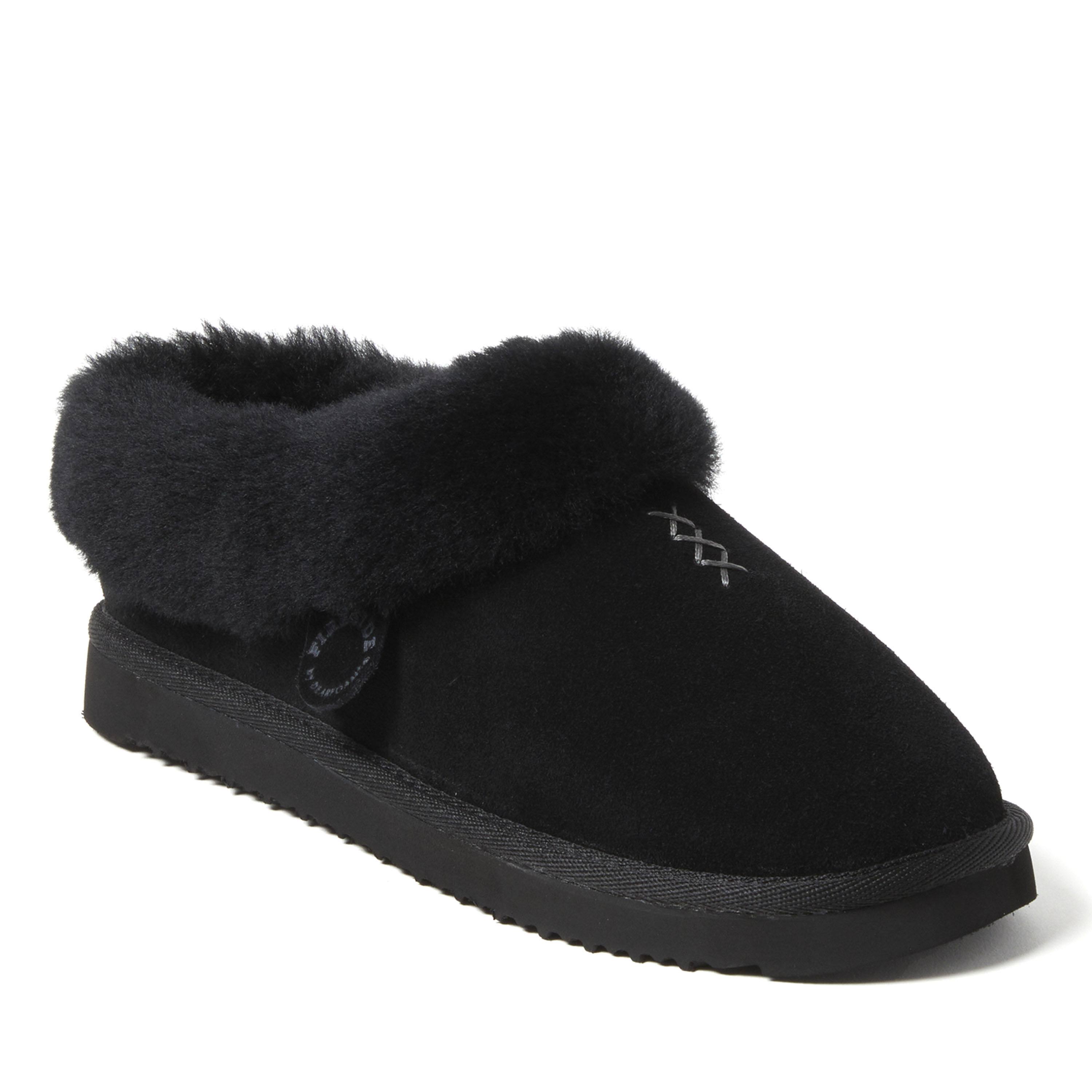 Women s Fireside by Dearfoams Adelaide Genuine Shearling Clog Slipper