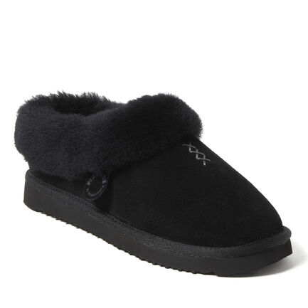 Women's Fireside by Dearfoams Adelaide Genuine Shearling Clog Slipper