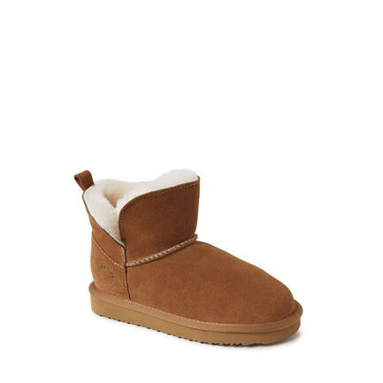 Kid's Fireside by Dearfoams Bunbury Genuine Shearling Boot