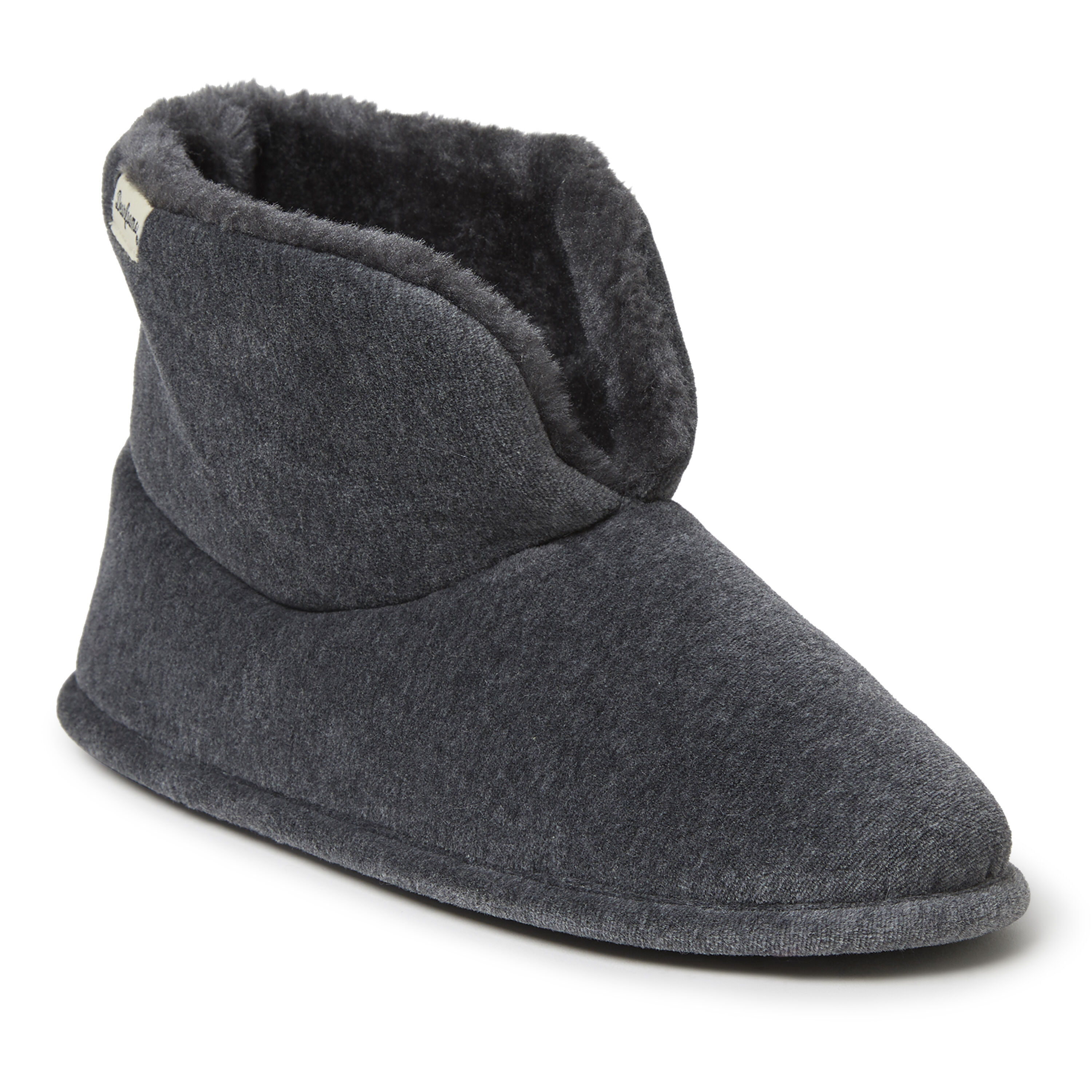 Women's sara velour bootie slipper outlet
