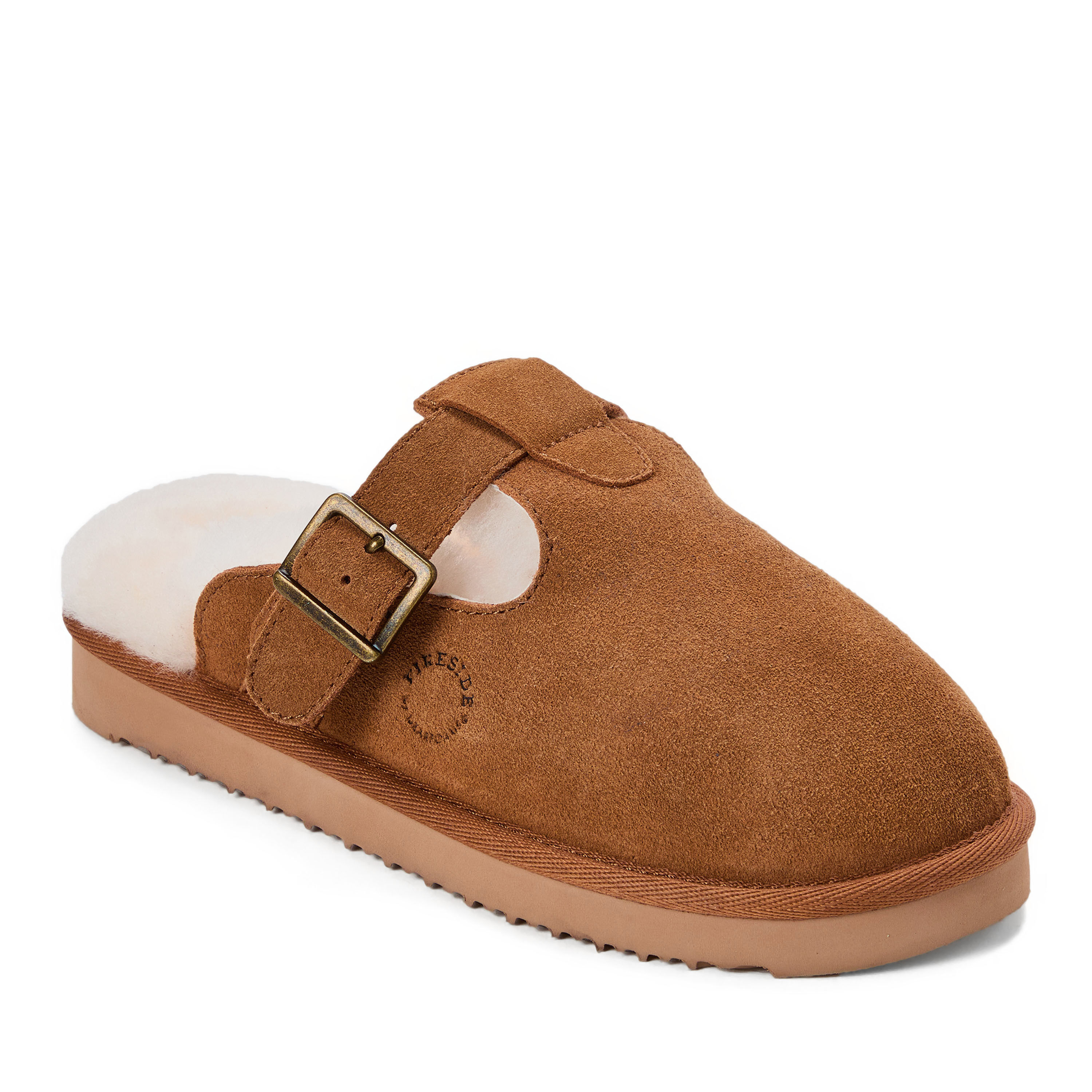Women's Fireside by Dearfoams Maitland Genuine Shearling Scuff