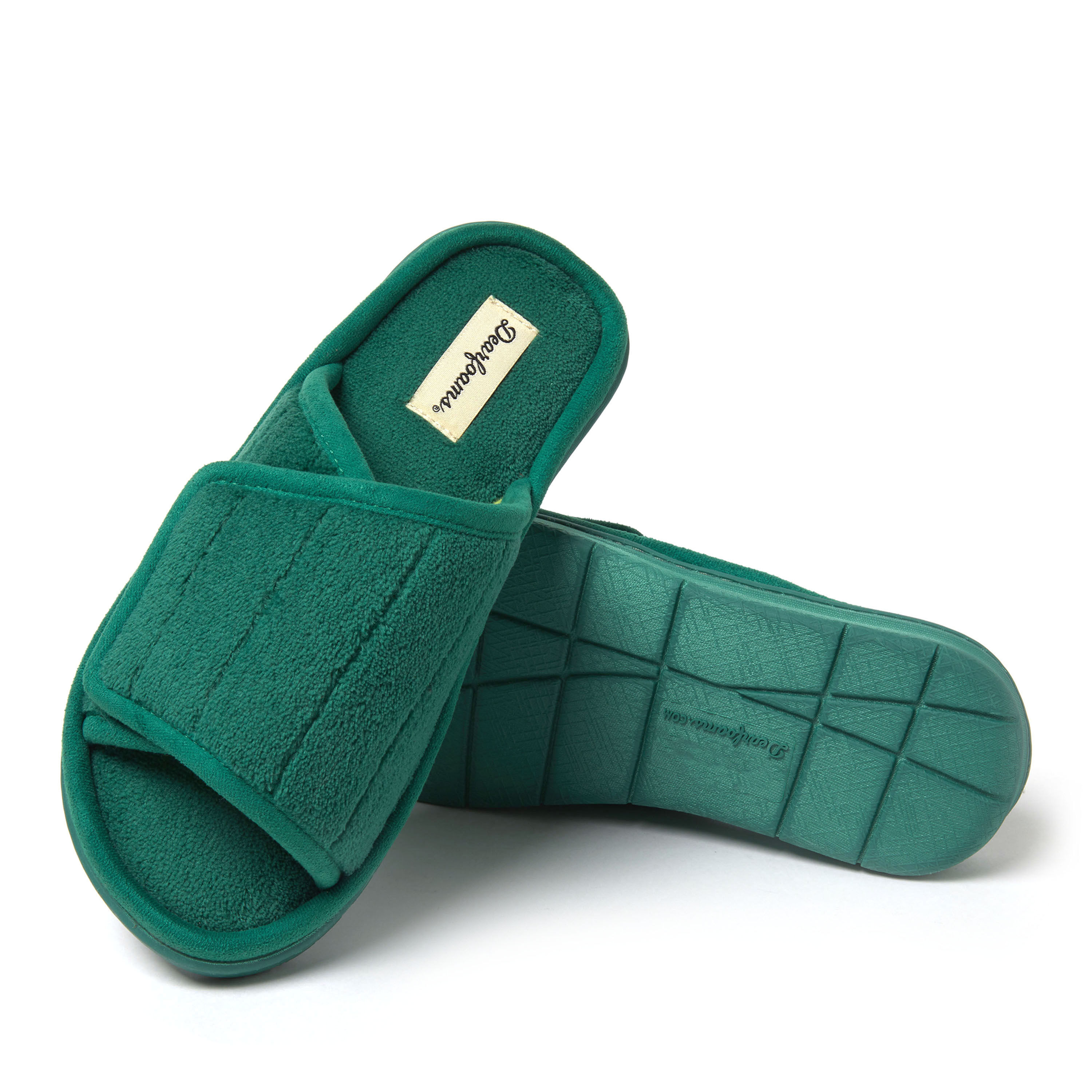 Dearfoams flip flops clearance