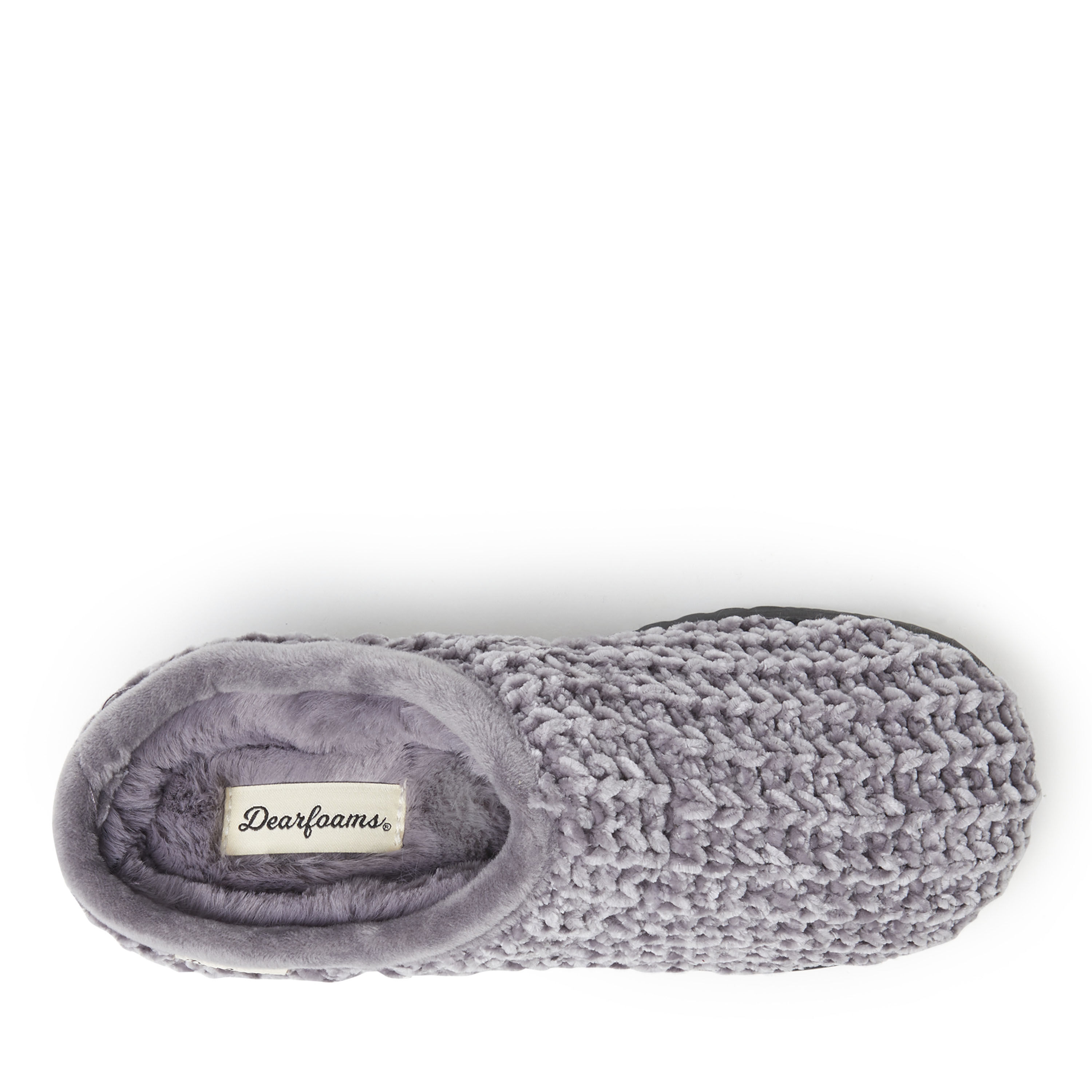 Df by dearfoams hotsell women's chenille clog slippers
