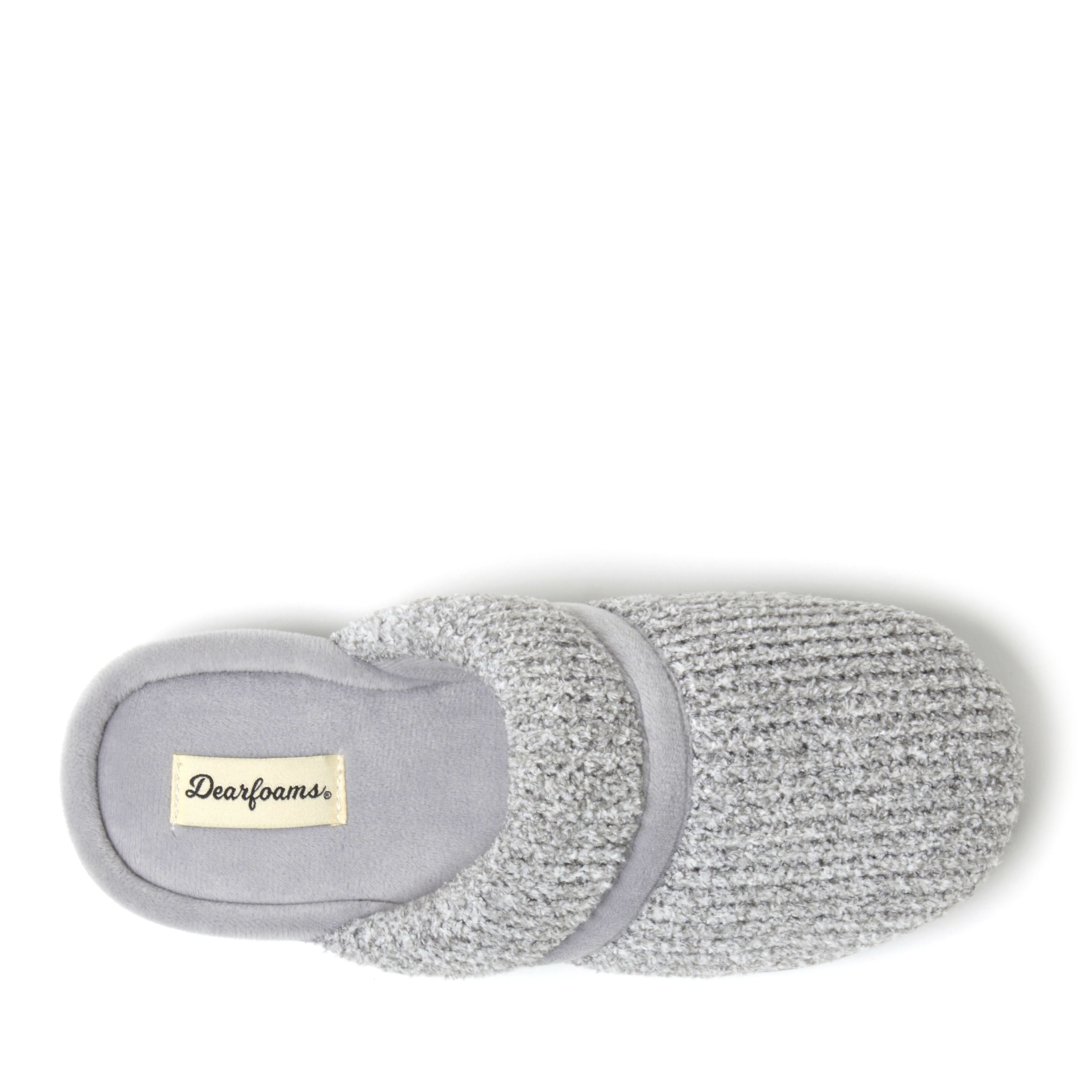 Women's dearfoams chenille scuff slide slippers deals