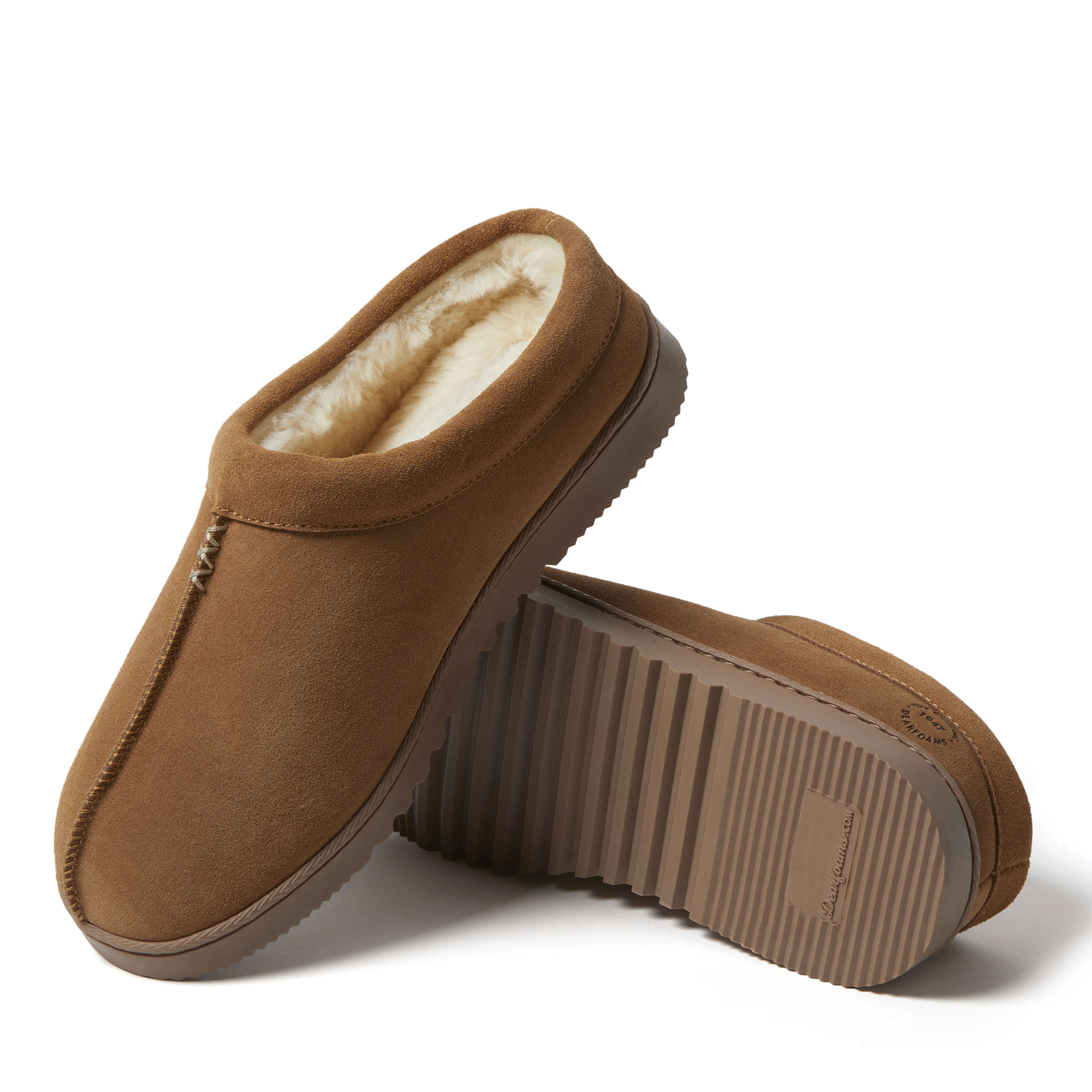 Men's Dean Genuine Suede Clog With Prayer Seam