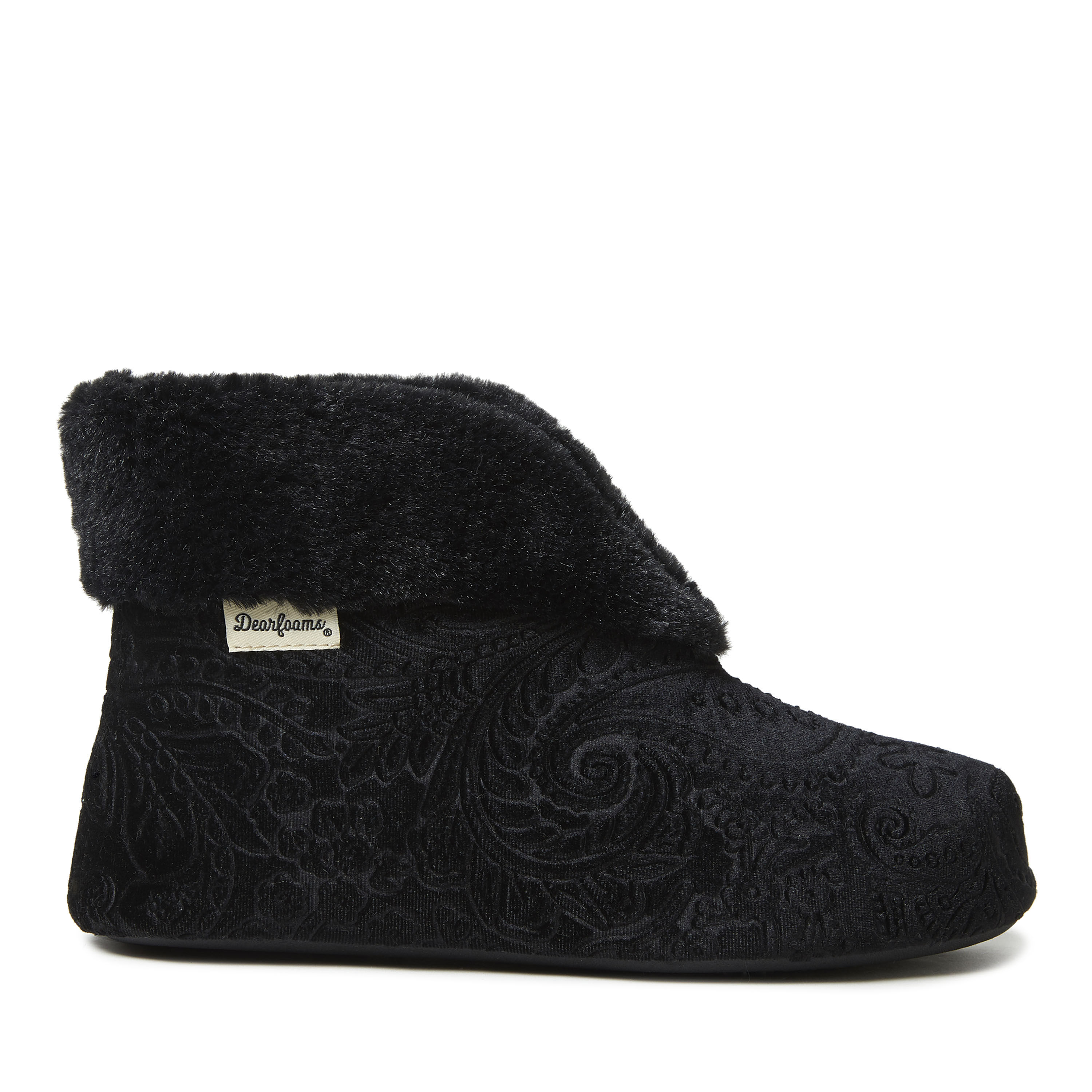 Women's Embossed Velour Bootie