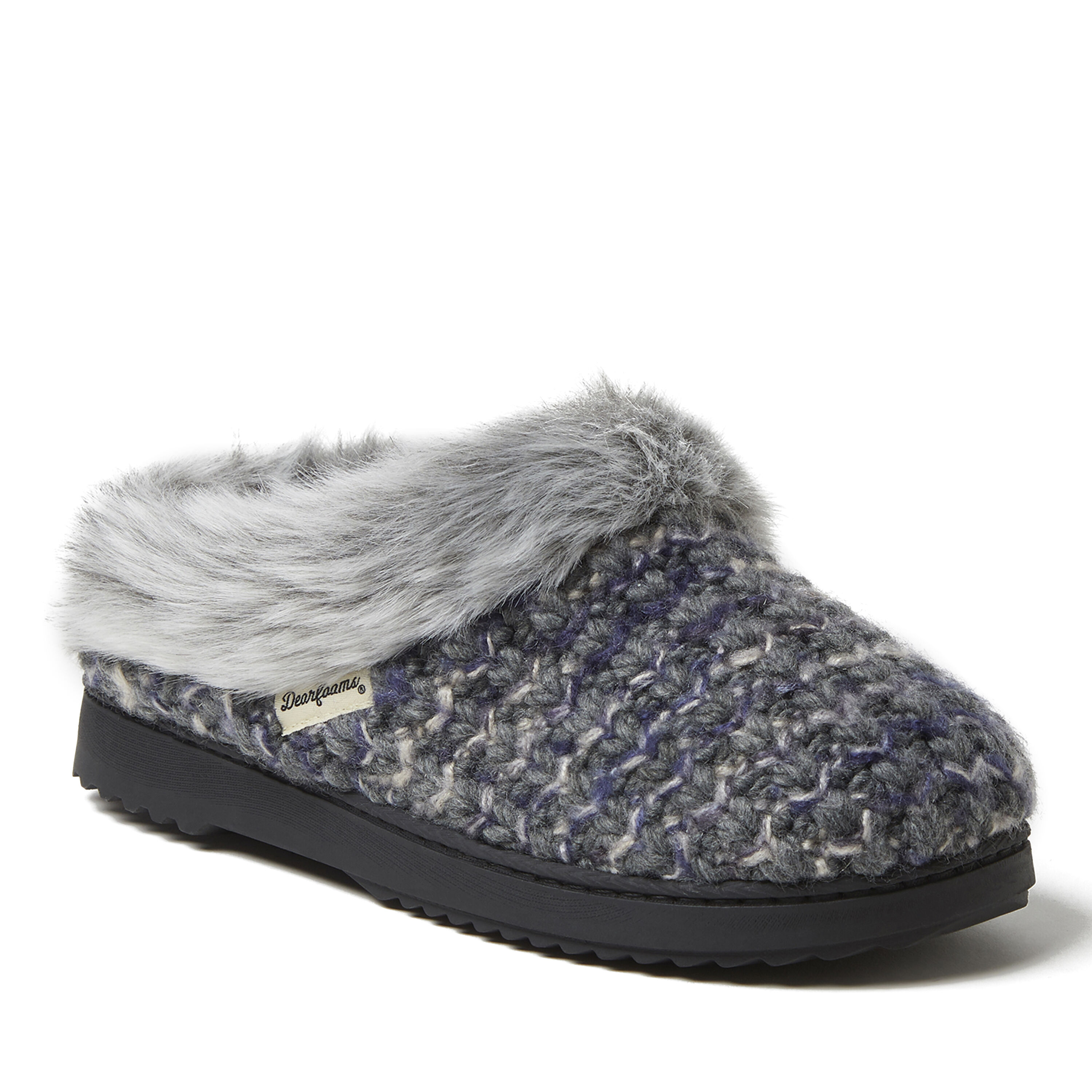 Women's Hannah Textured Knit Clog Slipper