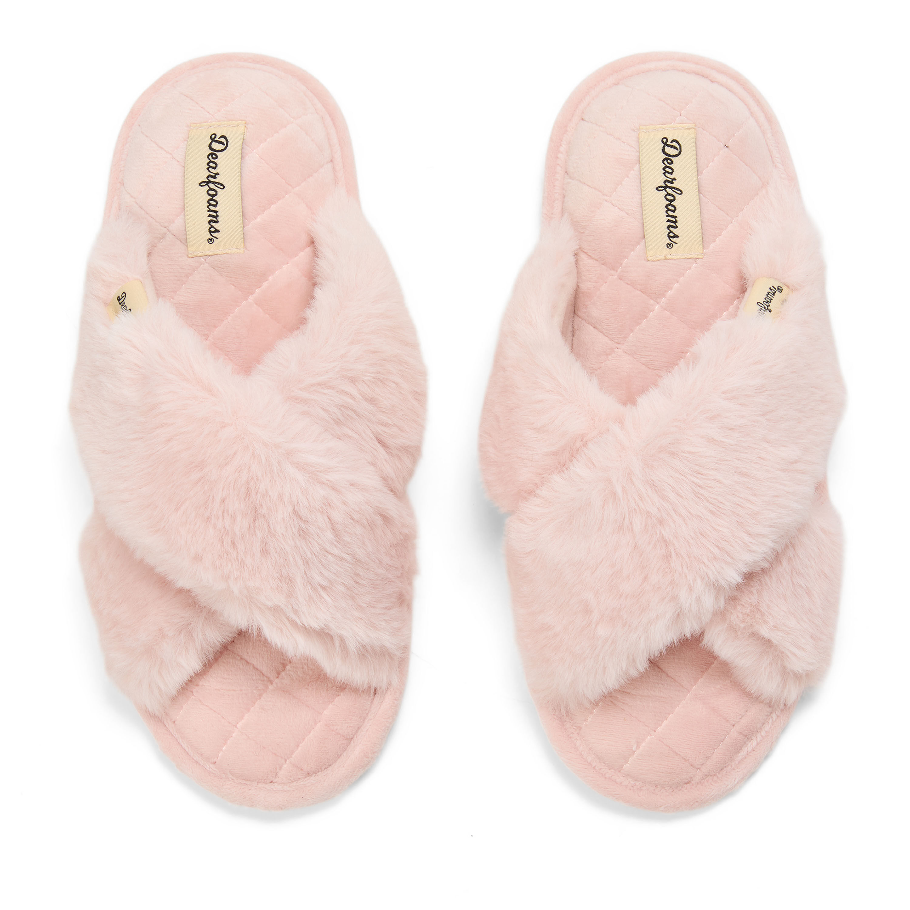 Women's Jessica Furry Crossband Slide Slipper