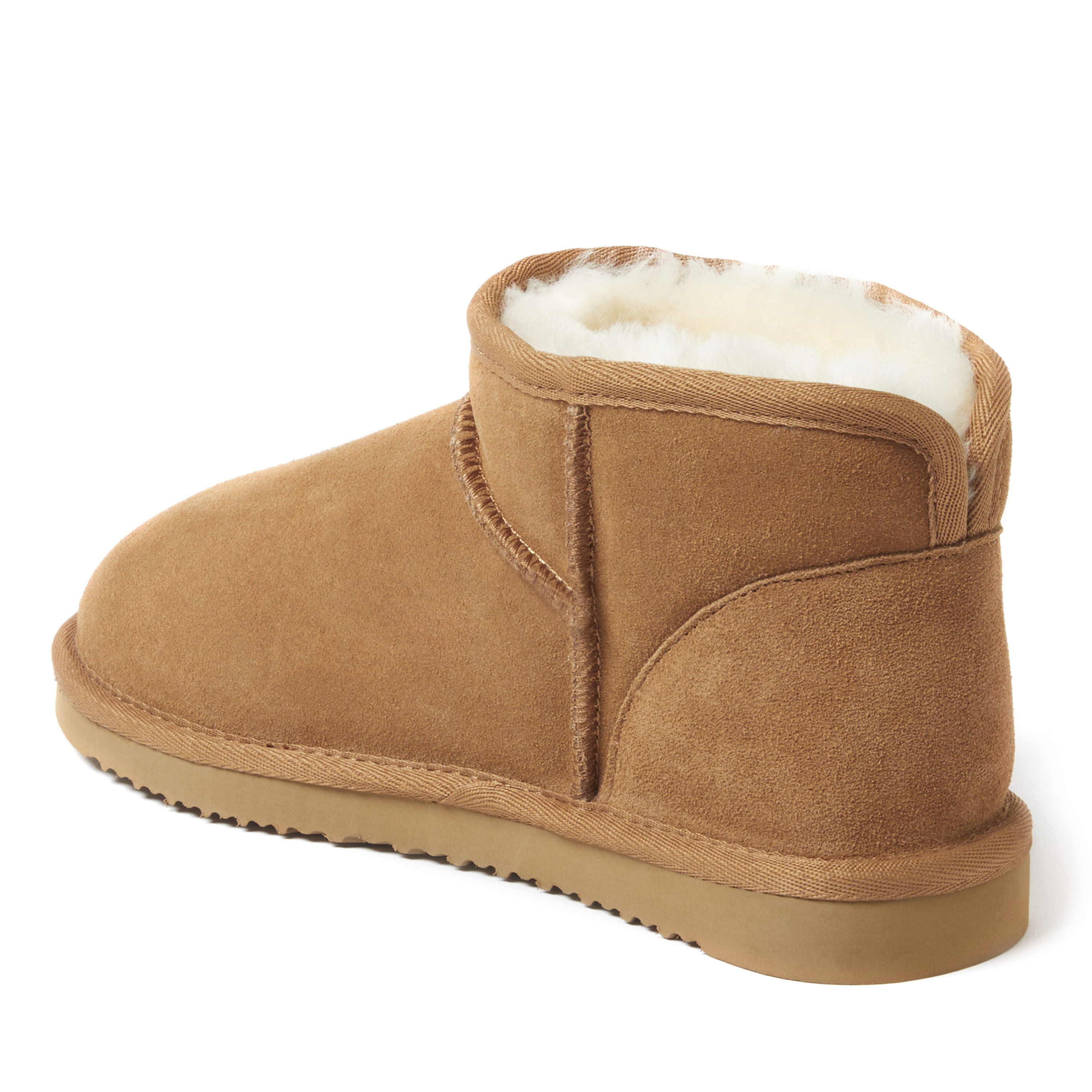 Women's Fireside by Dearfoams Riverland Genuine Shearling Micro Bootie