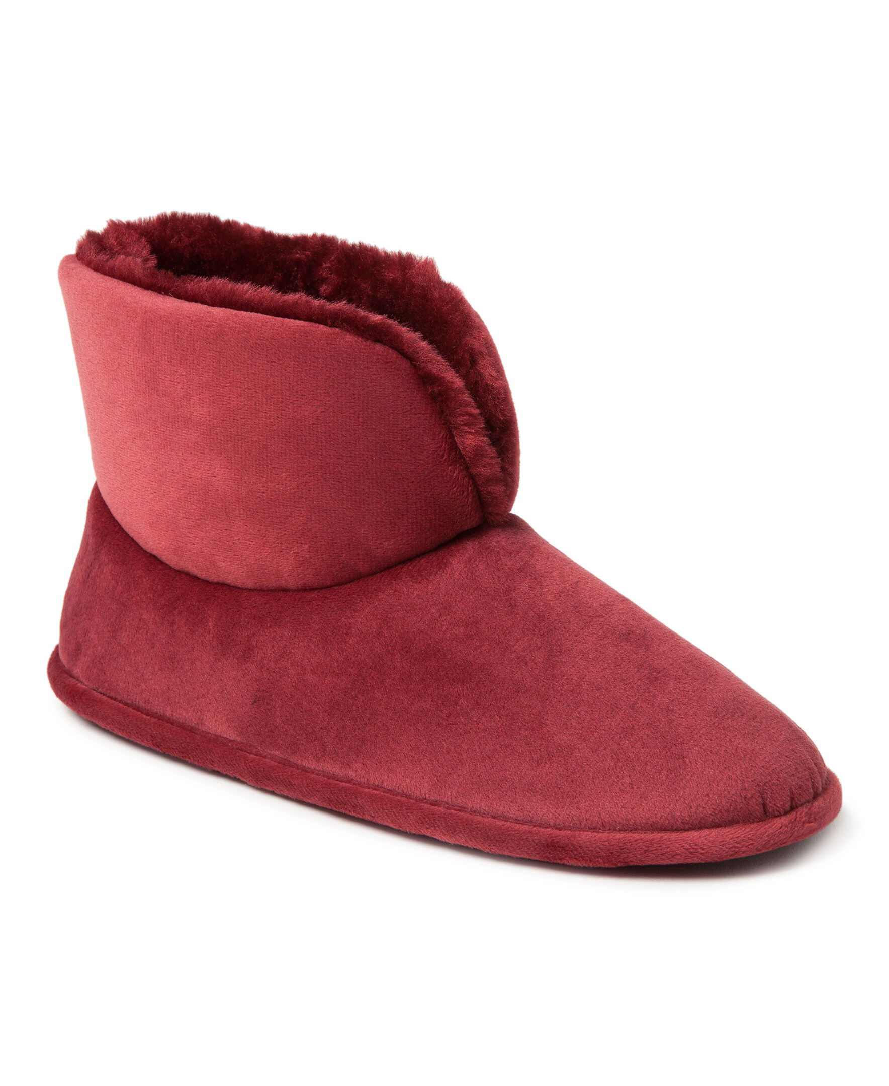 Red bootie slippers online