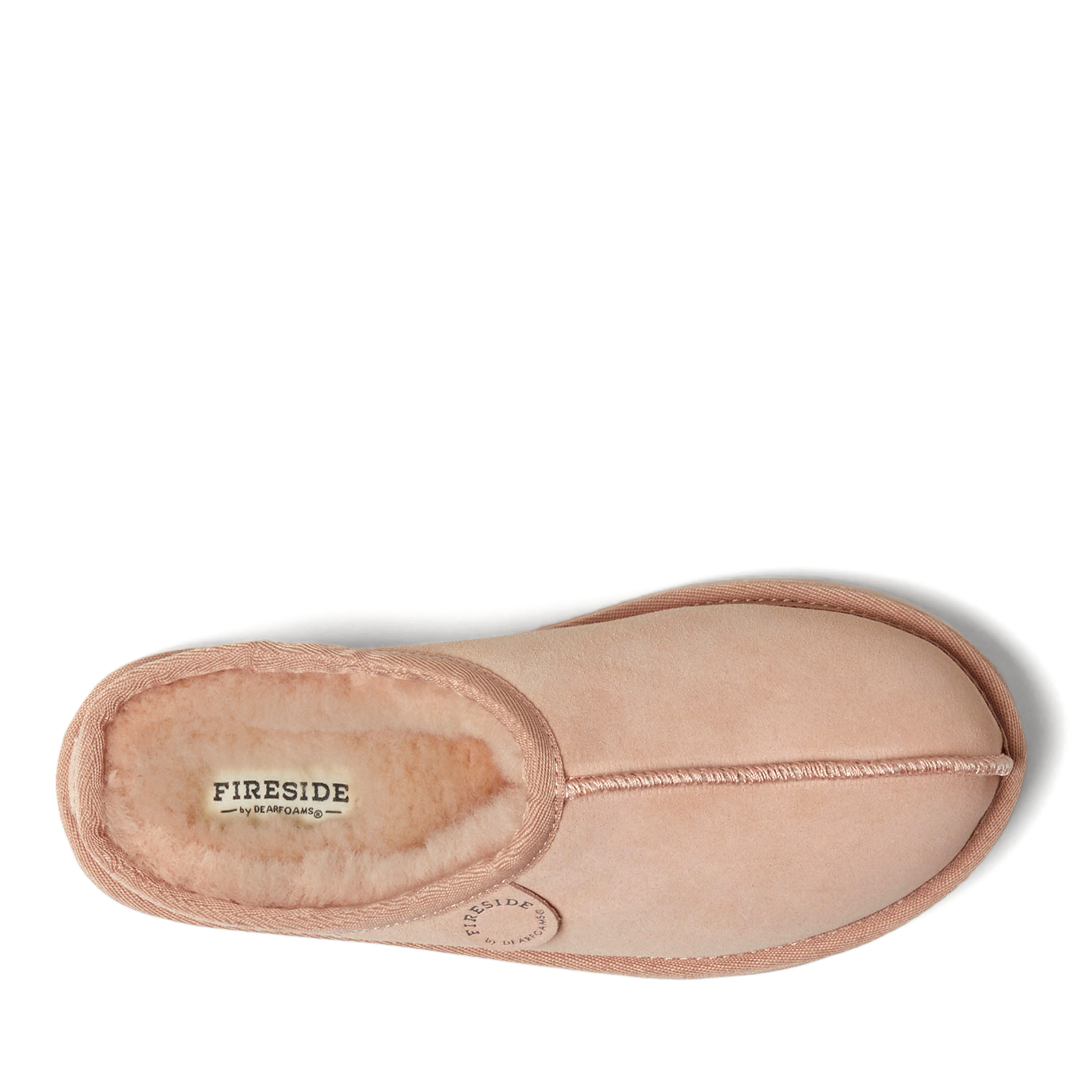 Women's Fireside by Dearfoams Greta Genuine Shearling Clog