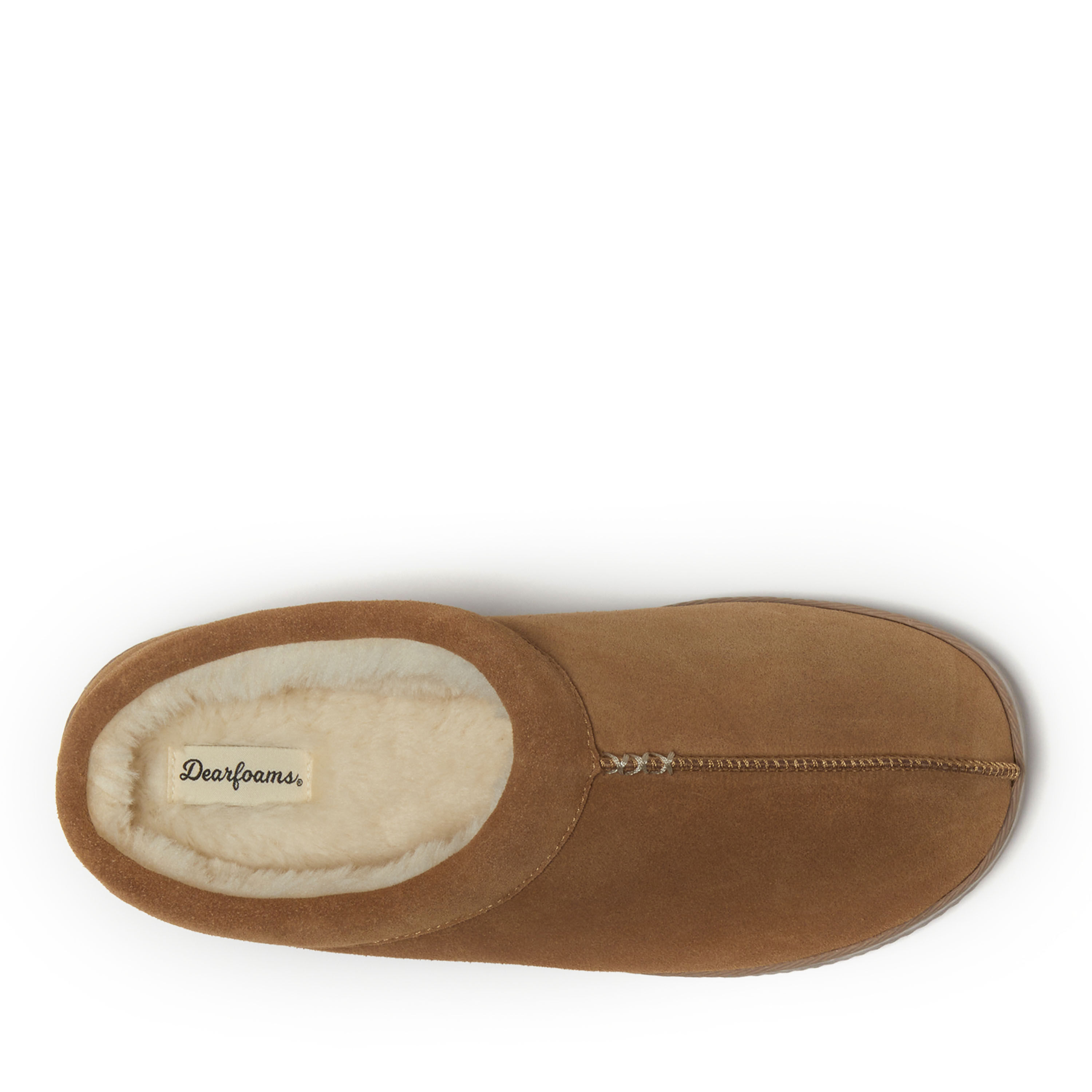 Men's Dean Genuine Suede Clog With Prayer Seam