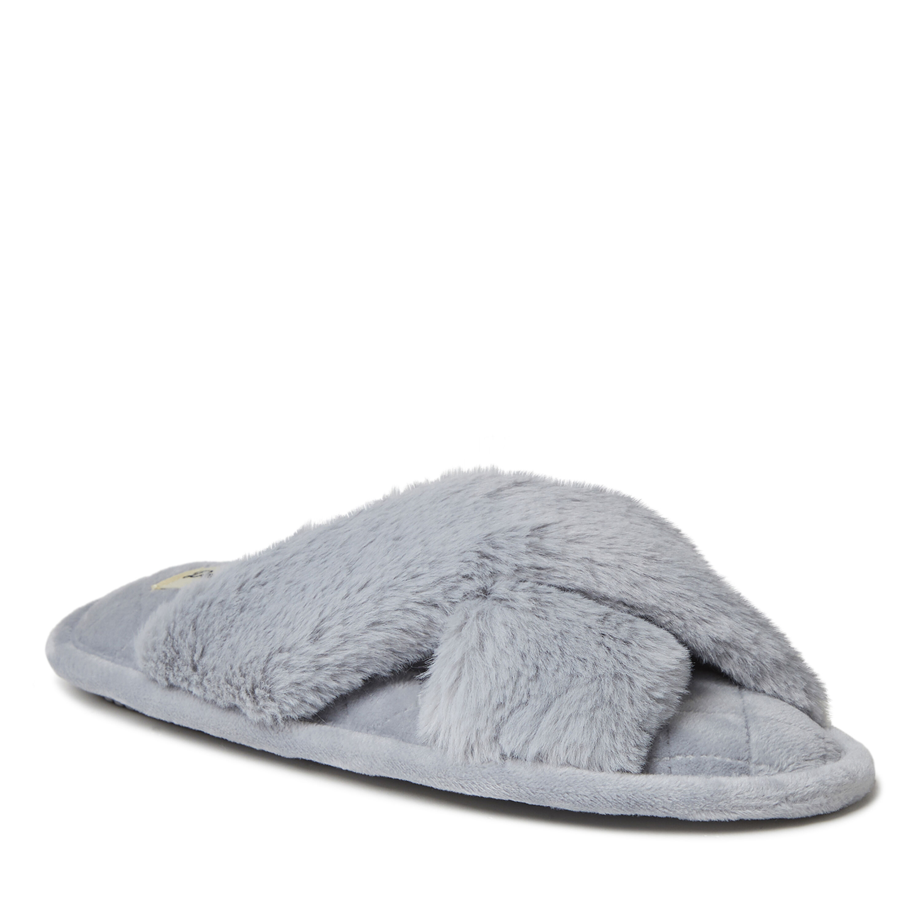 Women's dearfoams faux sales fur thong slippers