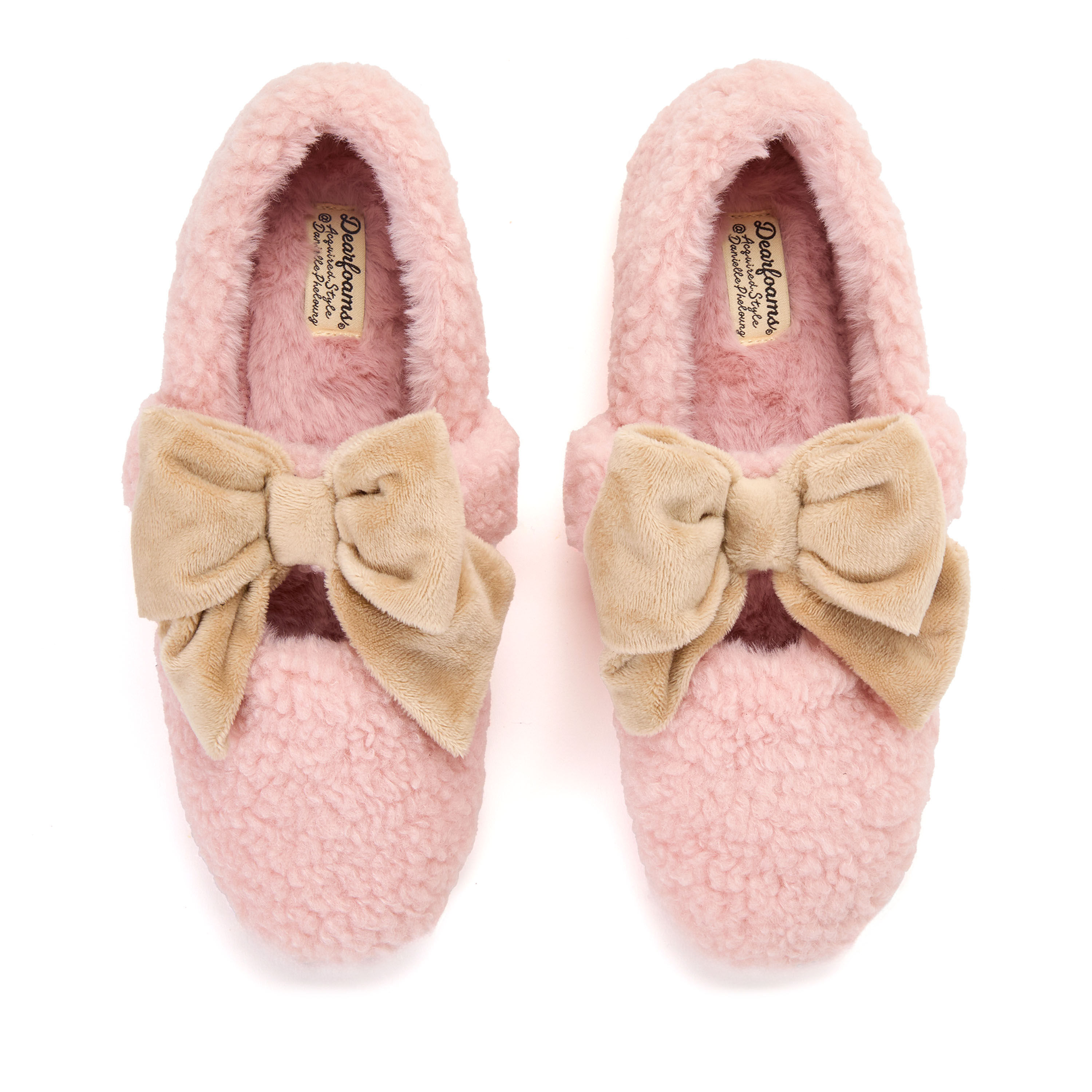 Dearfoams Women's Pennie Maryjane With Bow Slippers