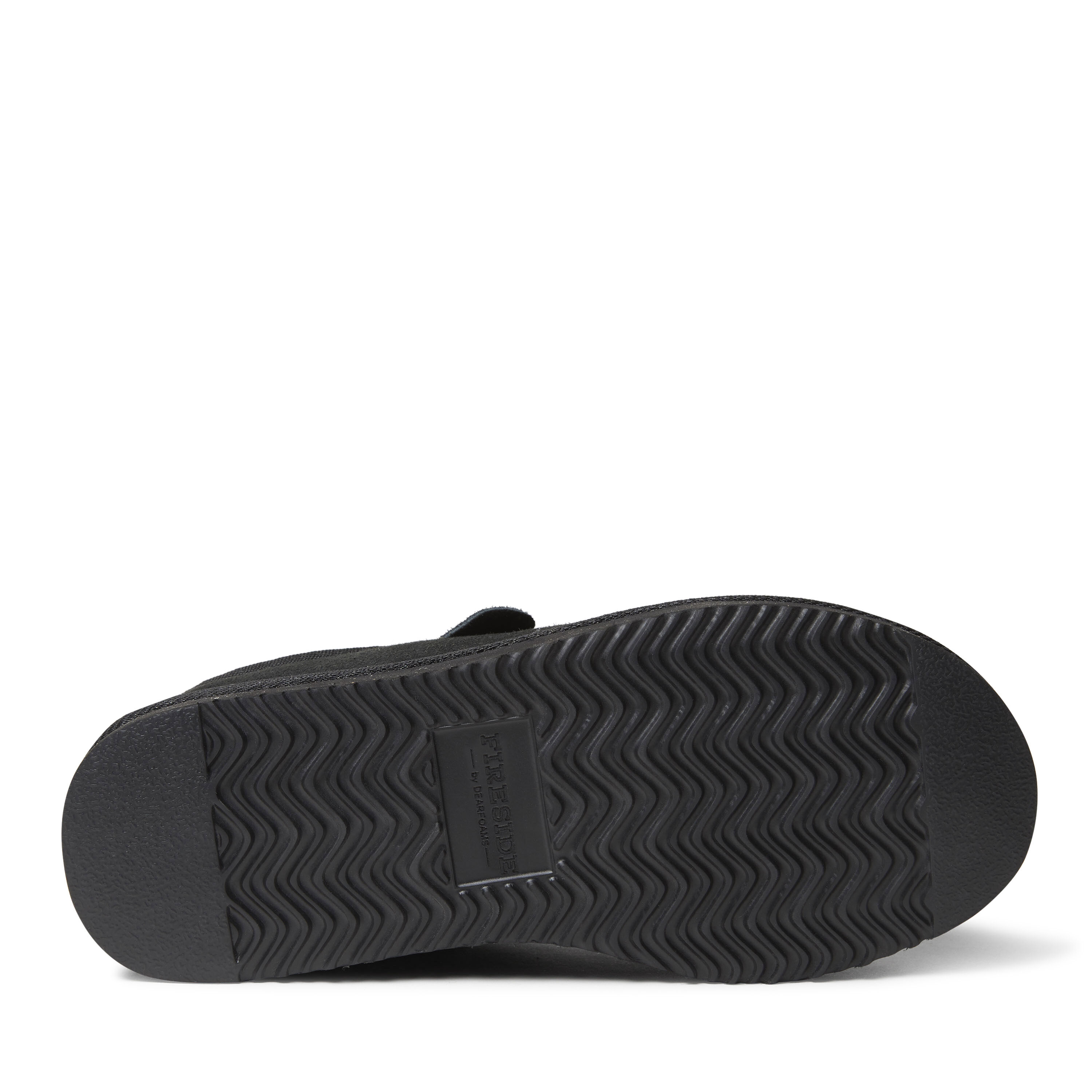 Men's Fireside by Dearfoams Grafton Genuine Shearling Clog Slipper with Woven Accent