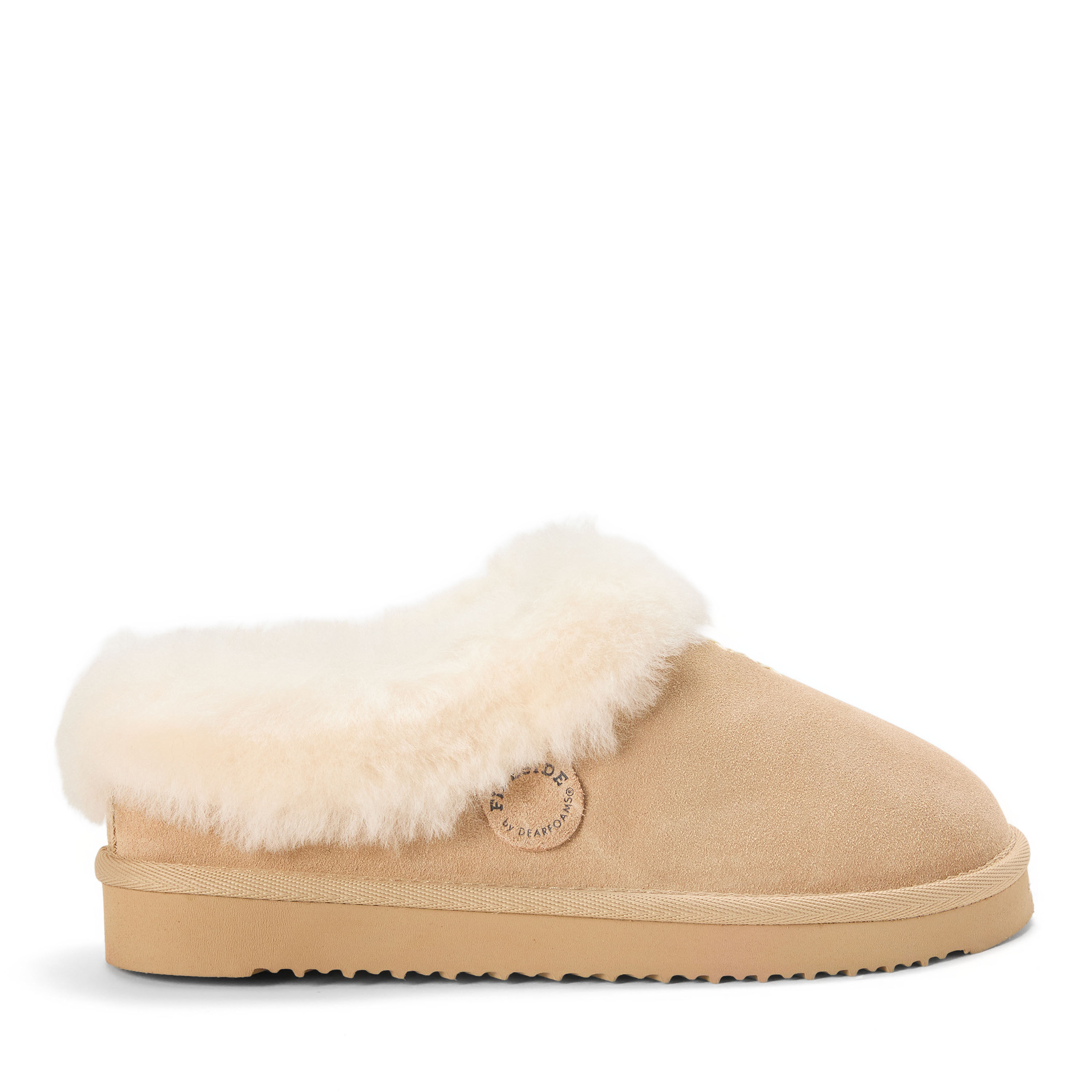 Women's Fireside by Dearfoams Adelaide Genuine Shearling Clog Slipper