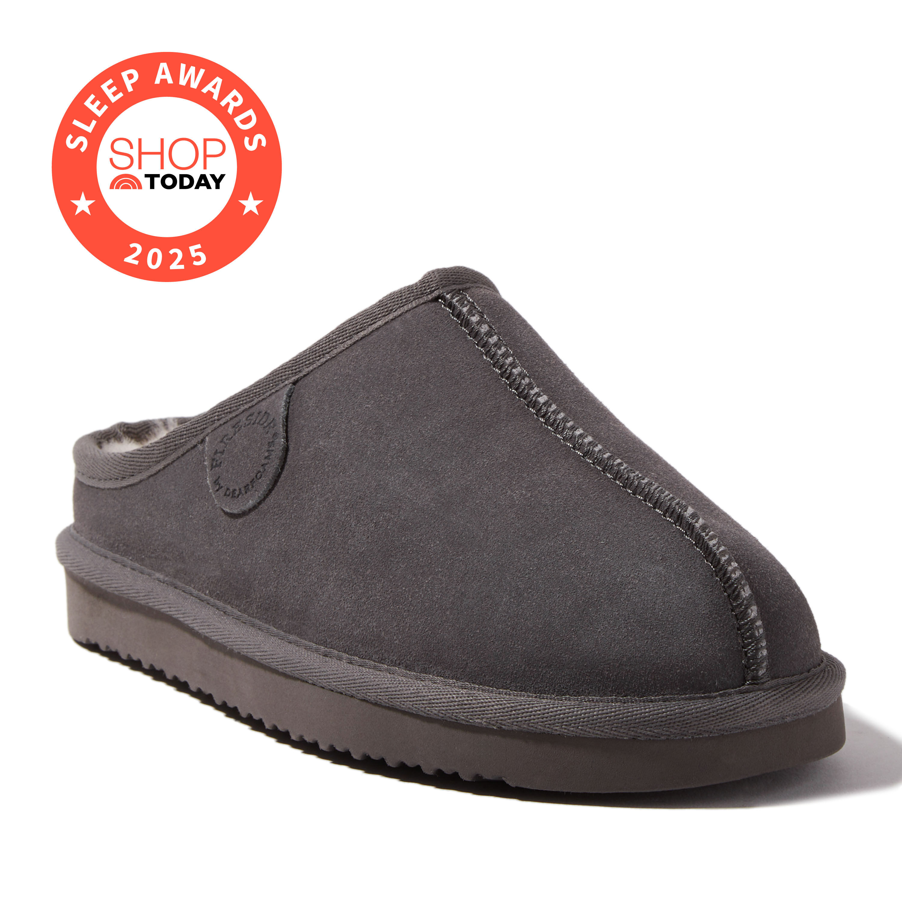 Women's Fireside by Dearfoams Greta Genuine Shearling Clog