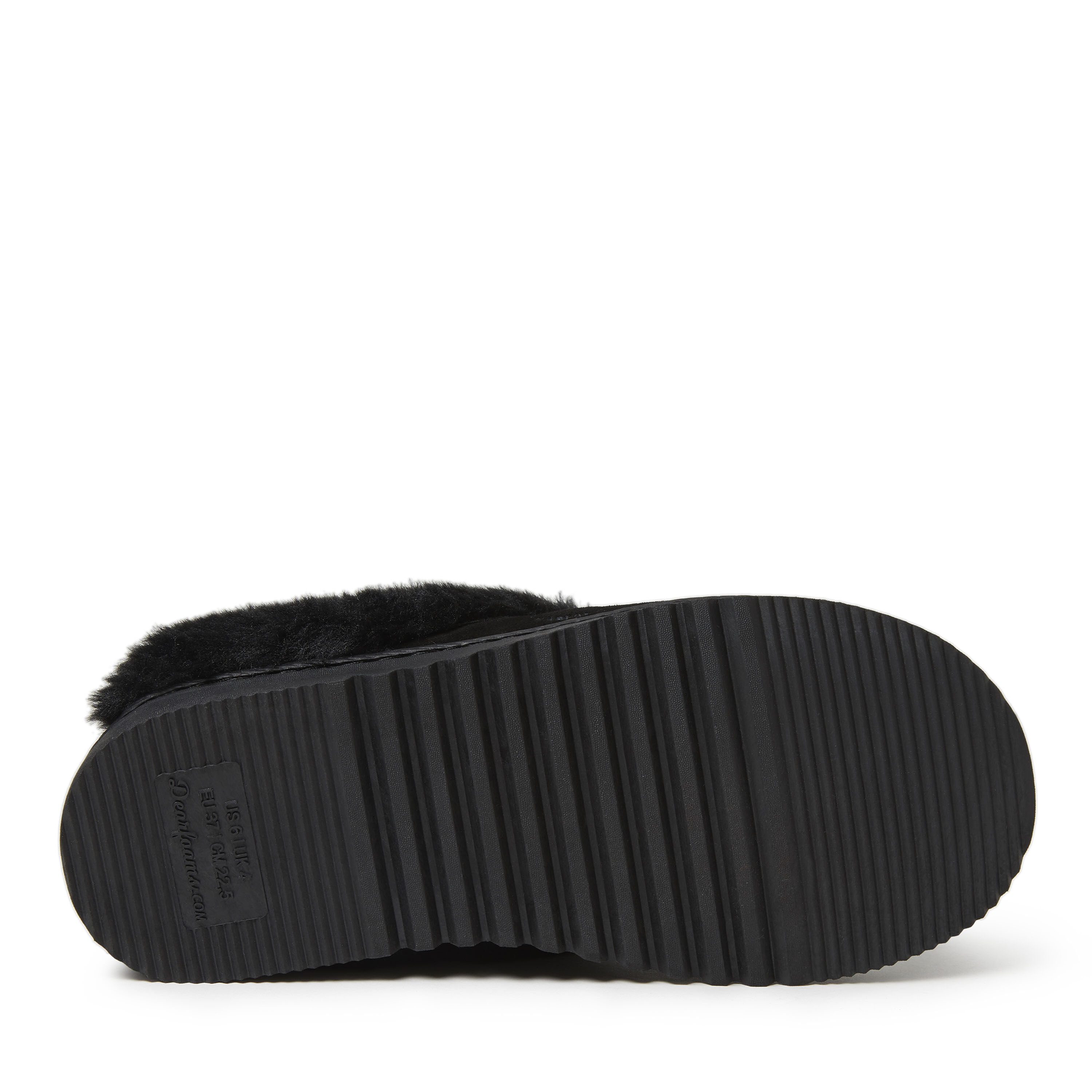 Women's Genuine Suede Closed Toe Scuff Slipper