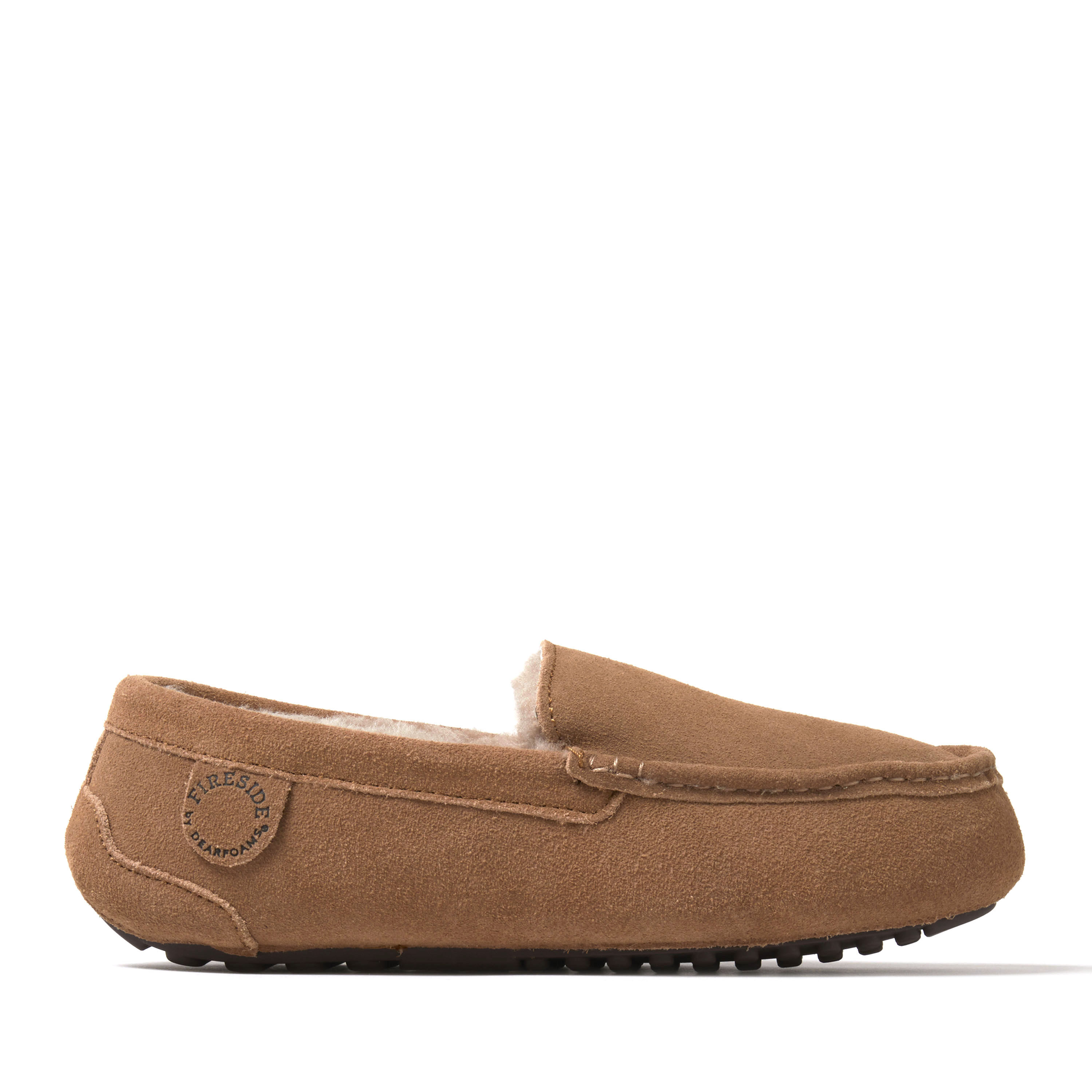 Women's Fireside by Dearfoams Mel Genuine Shearling Moccasin