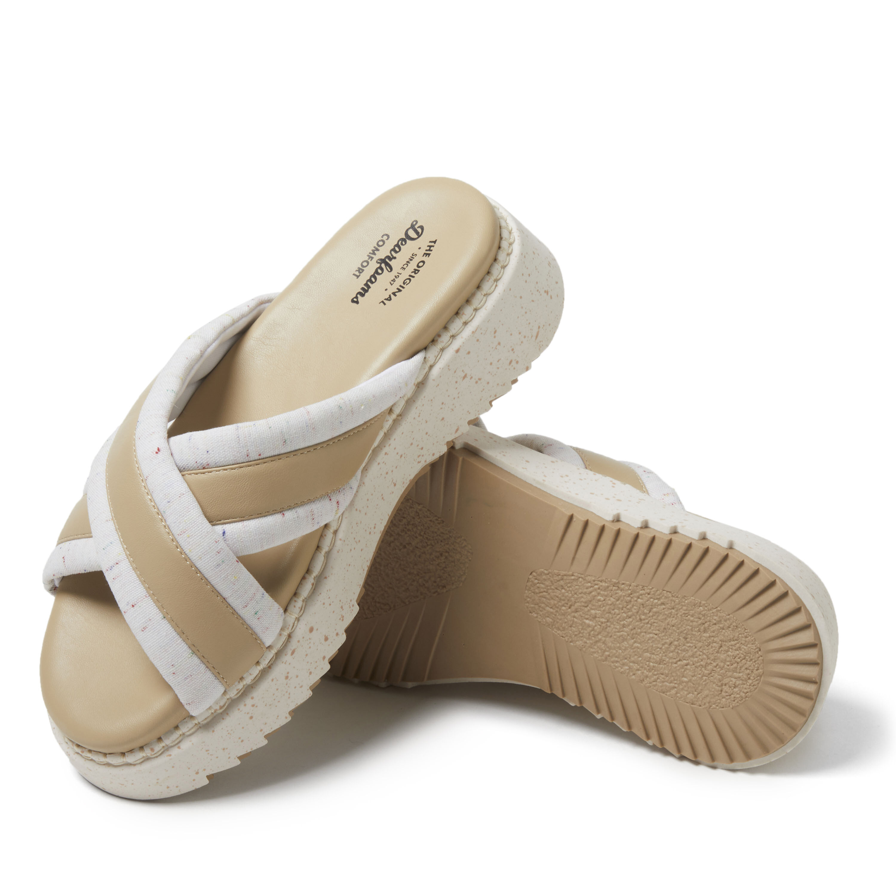 Women's Daisy Cross Strap Platform Sandal