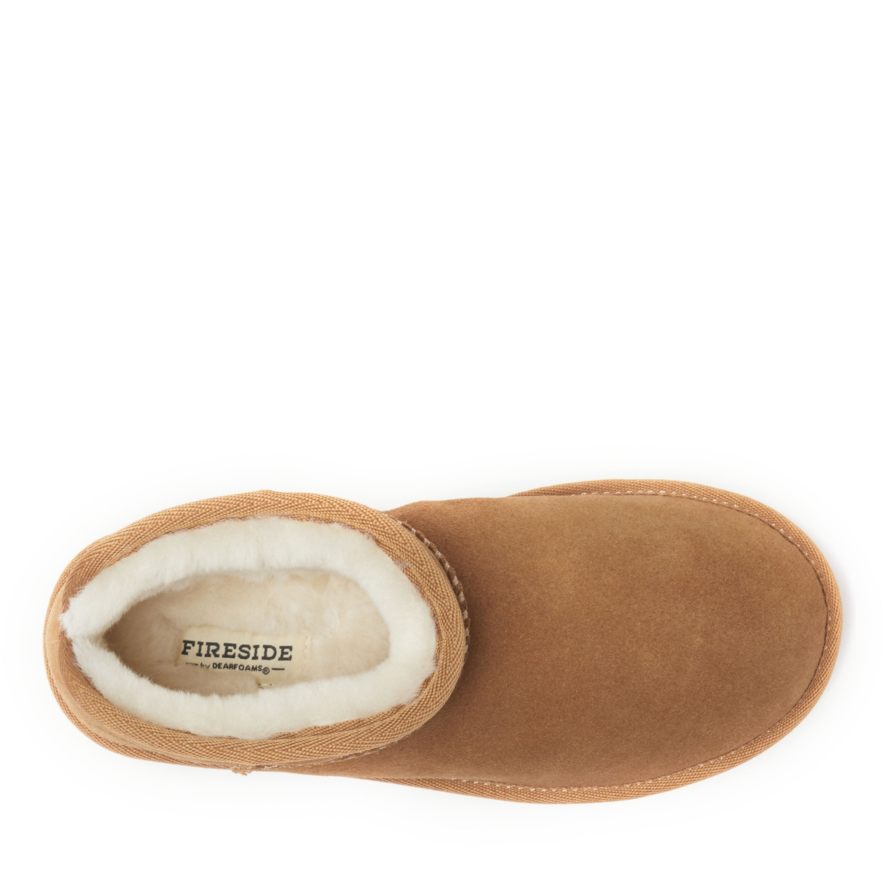 Women's Fireside by Dearfoams Kingston Genuine Shearling Platform Bootie