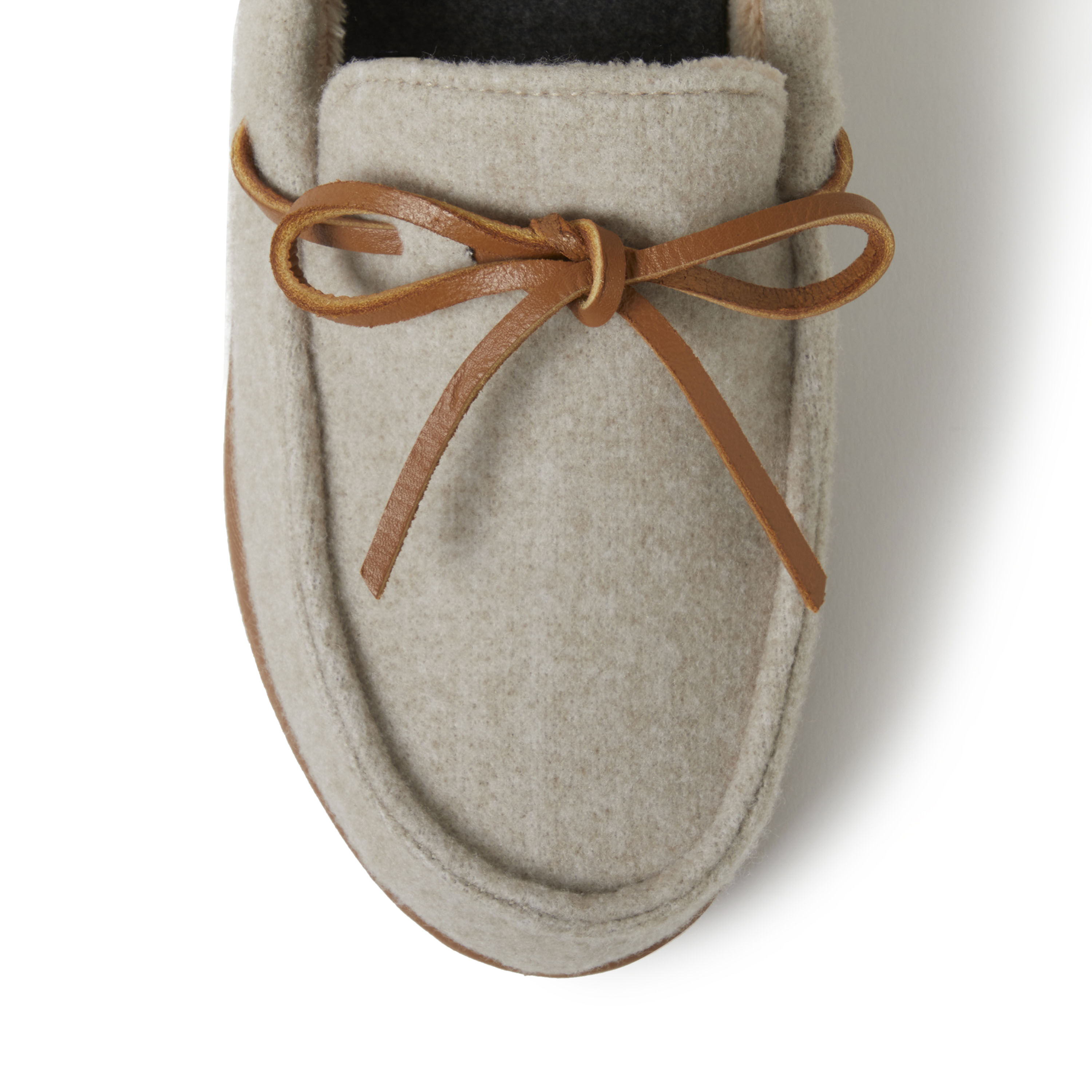 Wool discount moccasin slippers