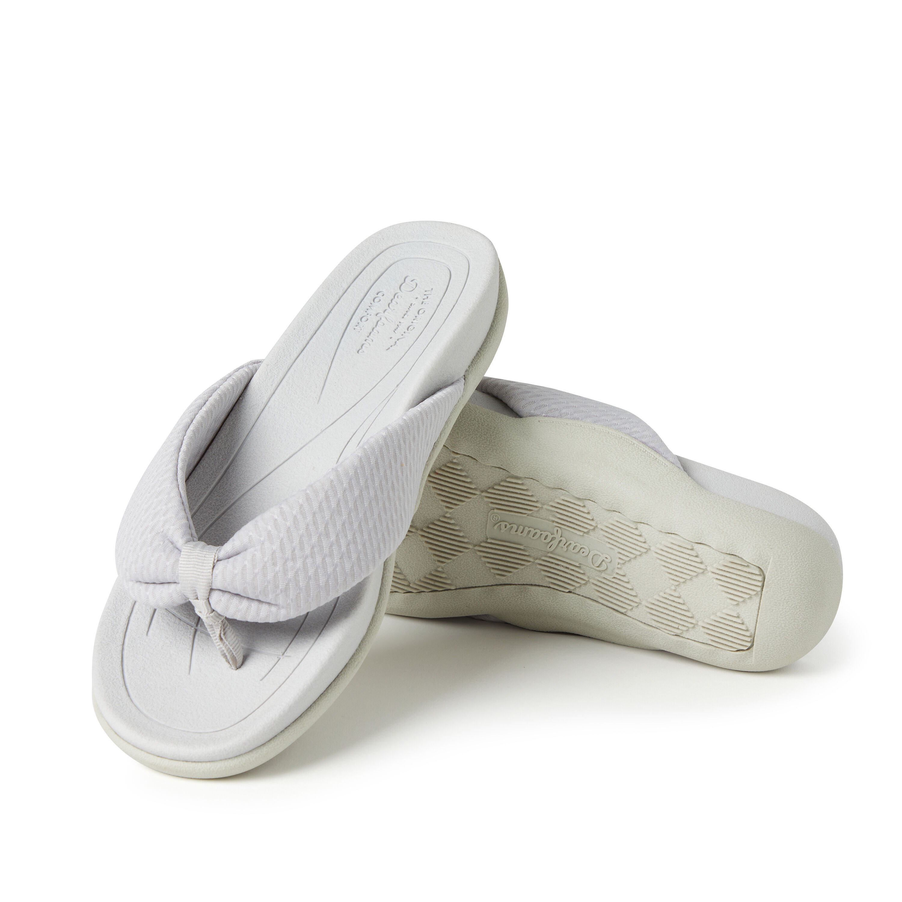 Dearfoams womens flip flops sales