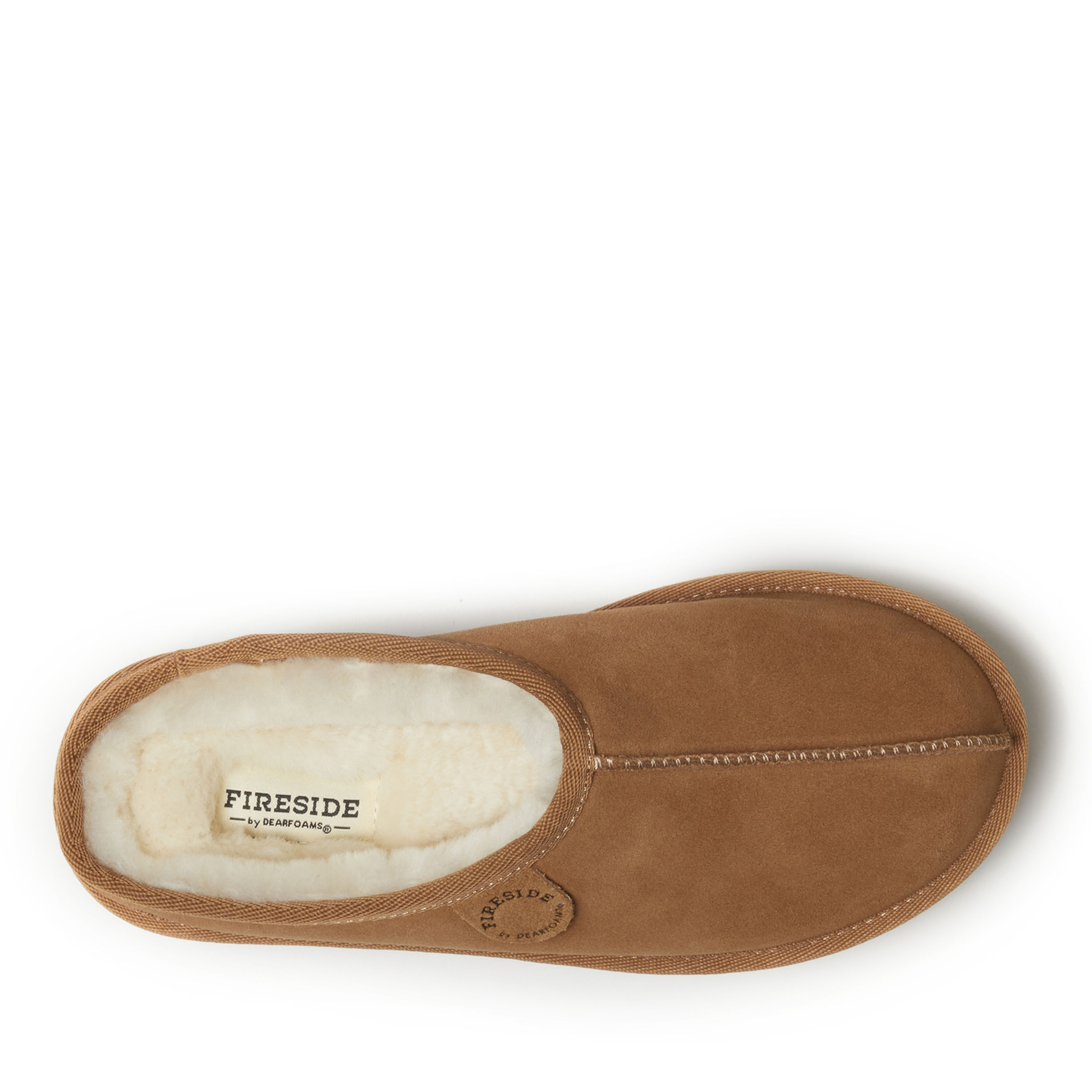 Women's Fireside by Dearfoams Queenstown Platform Genuine Shearling Clog