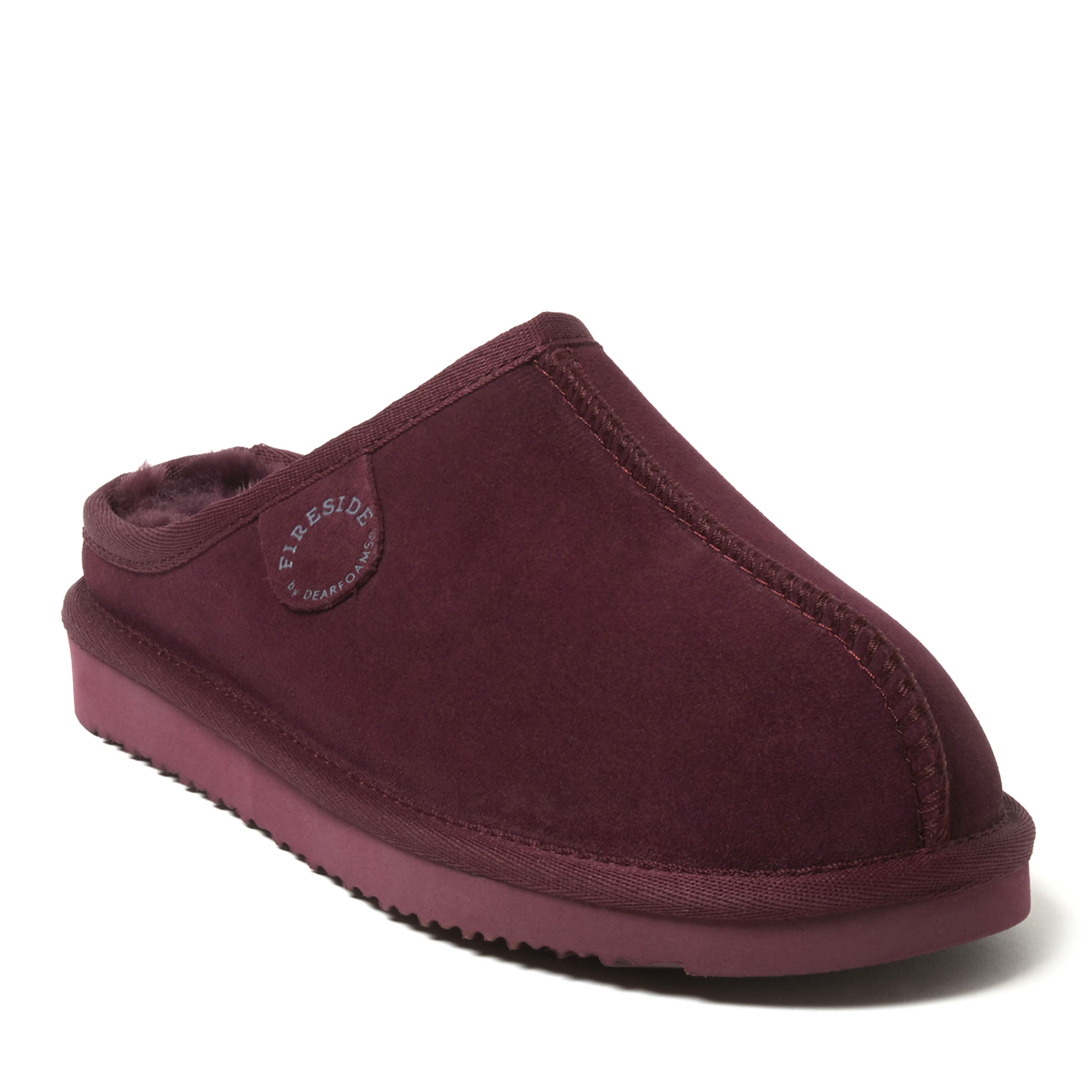 Women's Fireside by Dearfoams Greta Genuine Shearling Clog