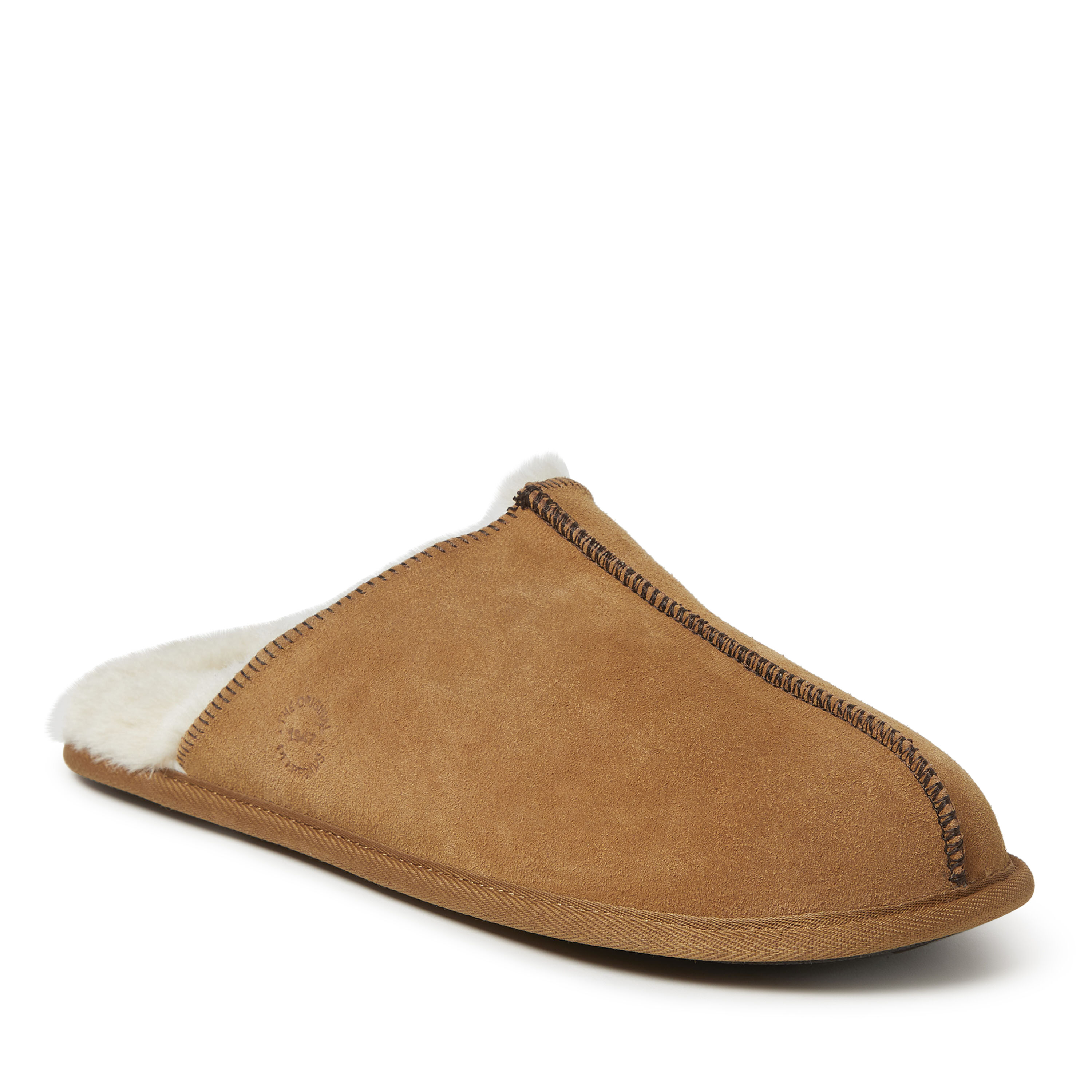 Clarks mens sales sheepskin slippers