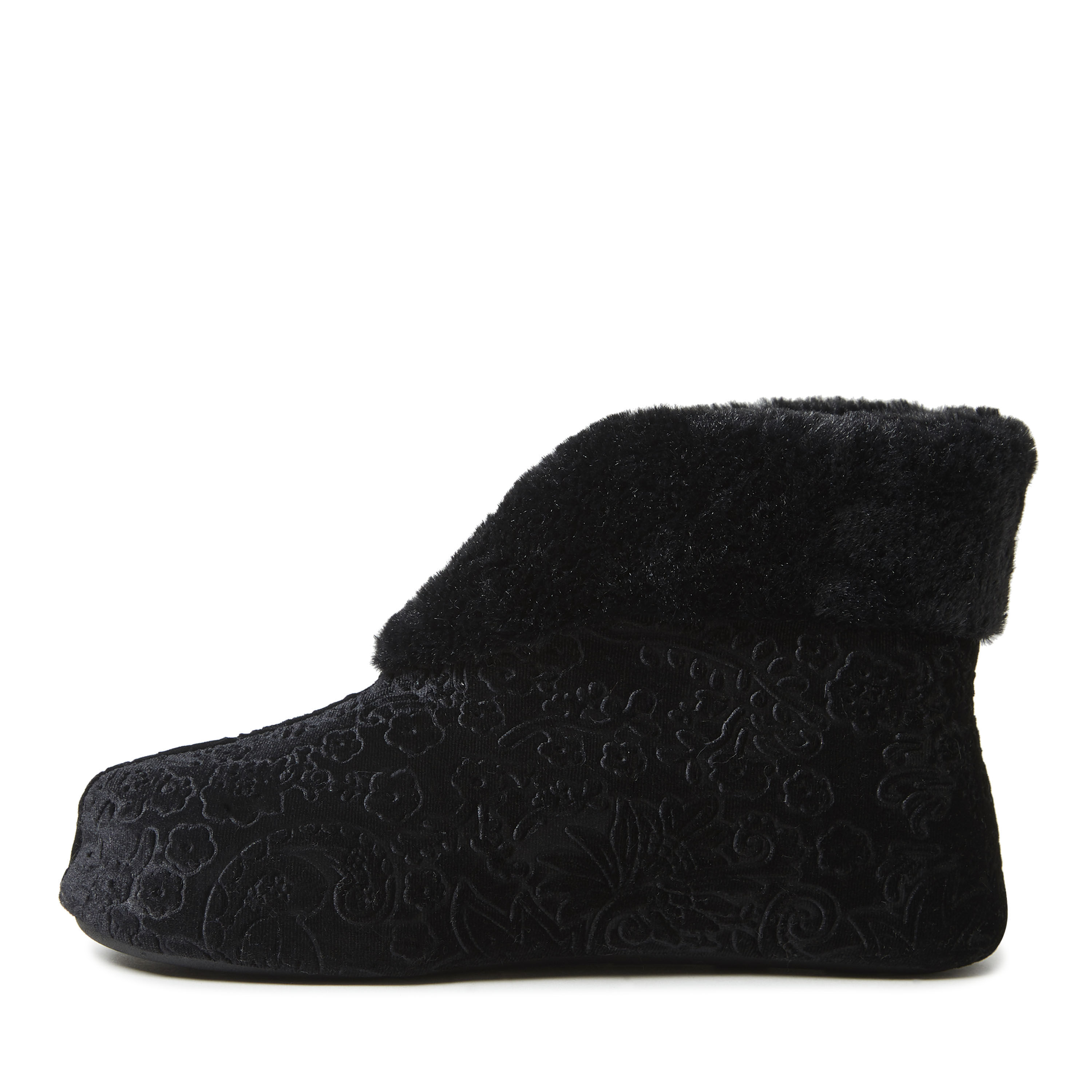 Dearfoam velour clearance bootie slippers