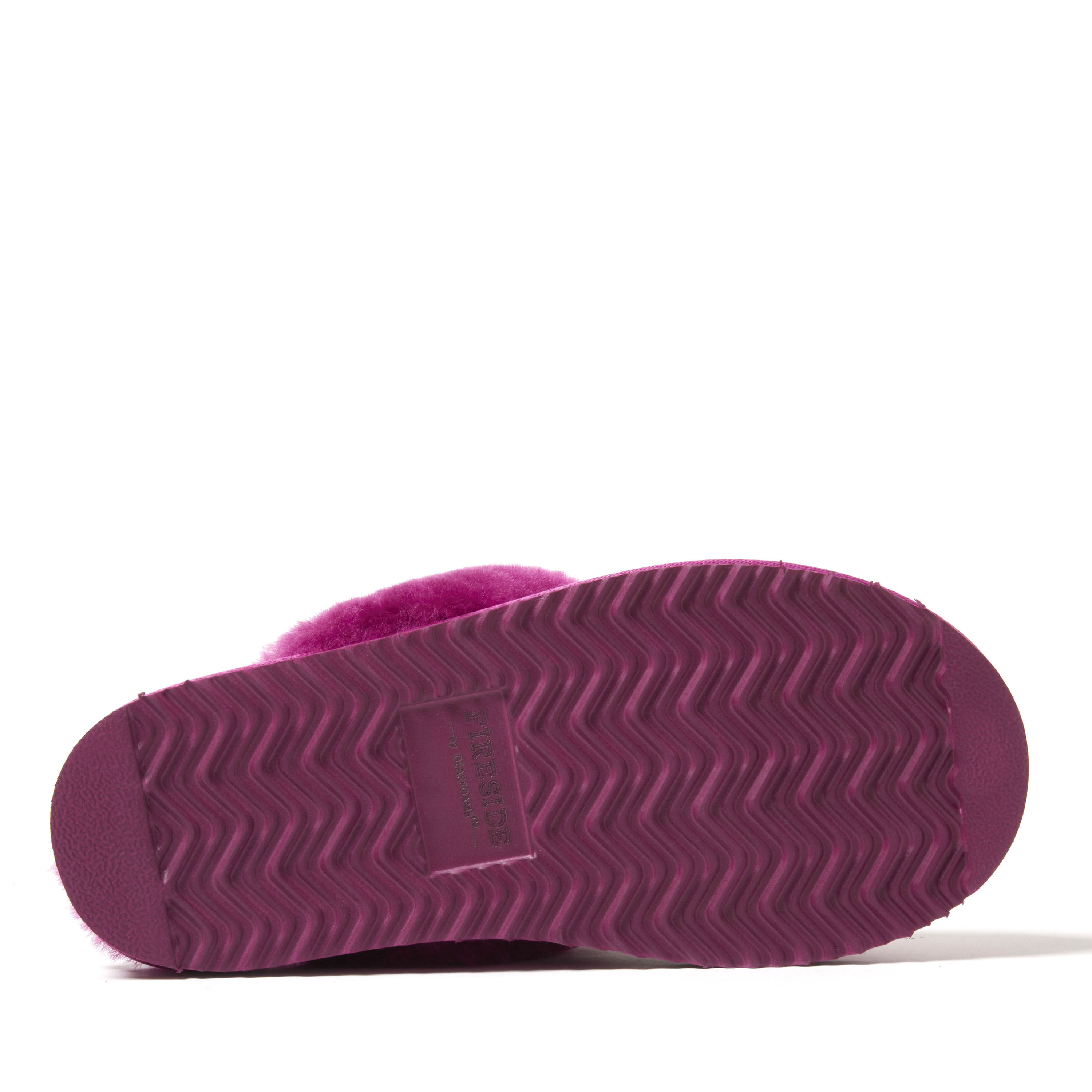 Women's Fireside By Dearfoams Sydney Genuine Shearling Scuff