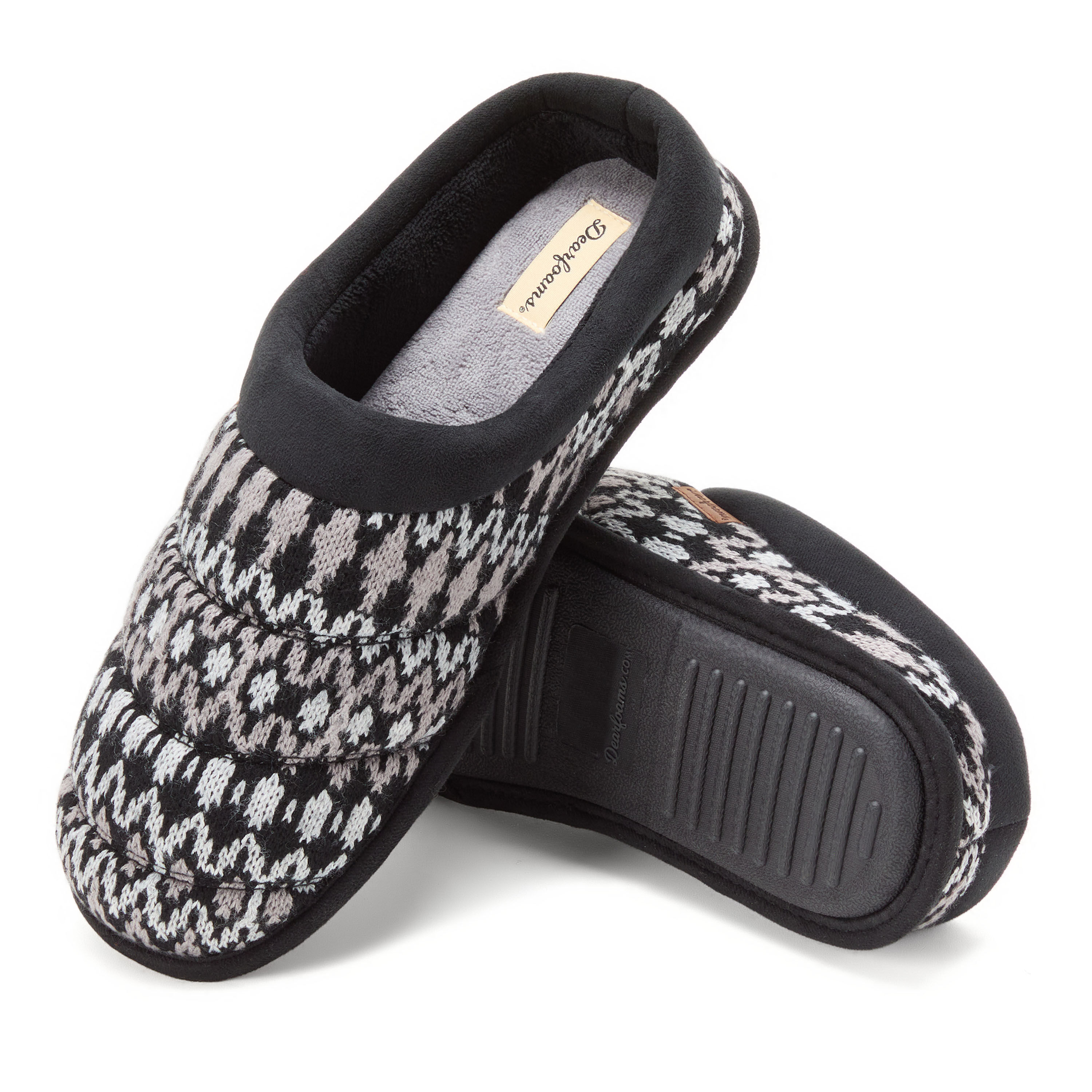 Men's Asher Quilted Marled Knit Clog