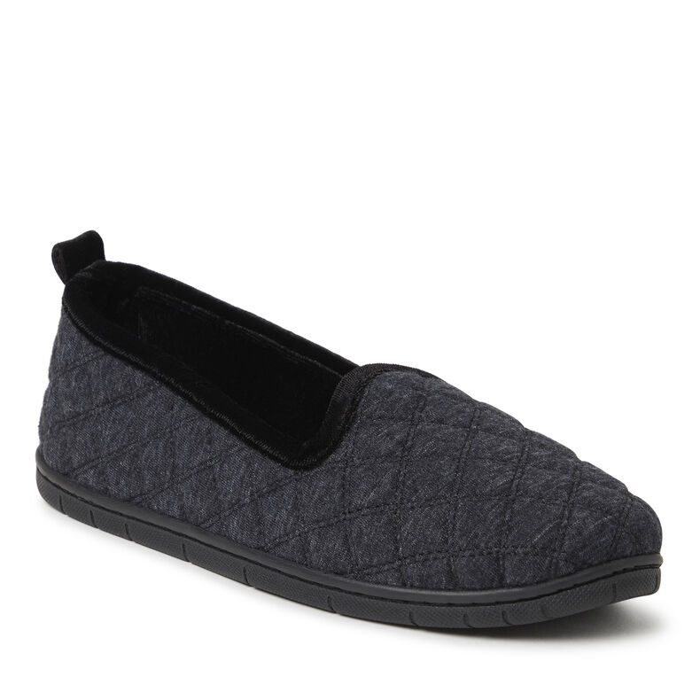 Women's Rachel Quilted Jersey Closed Back Slipper