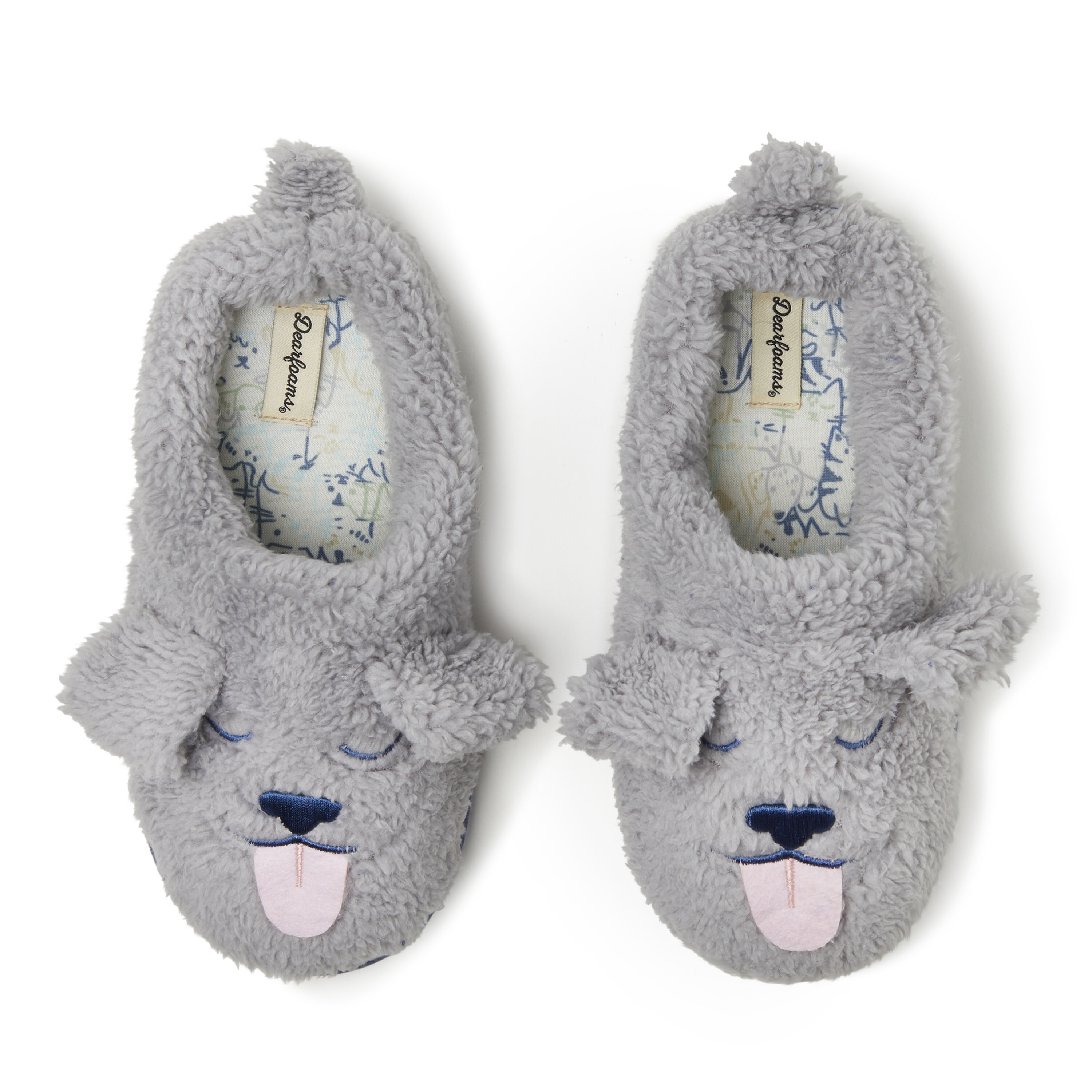 Kids Animal Sherpa Clog Slipper