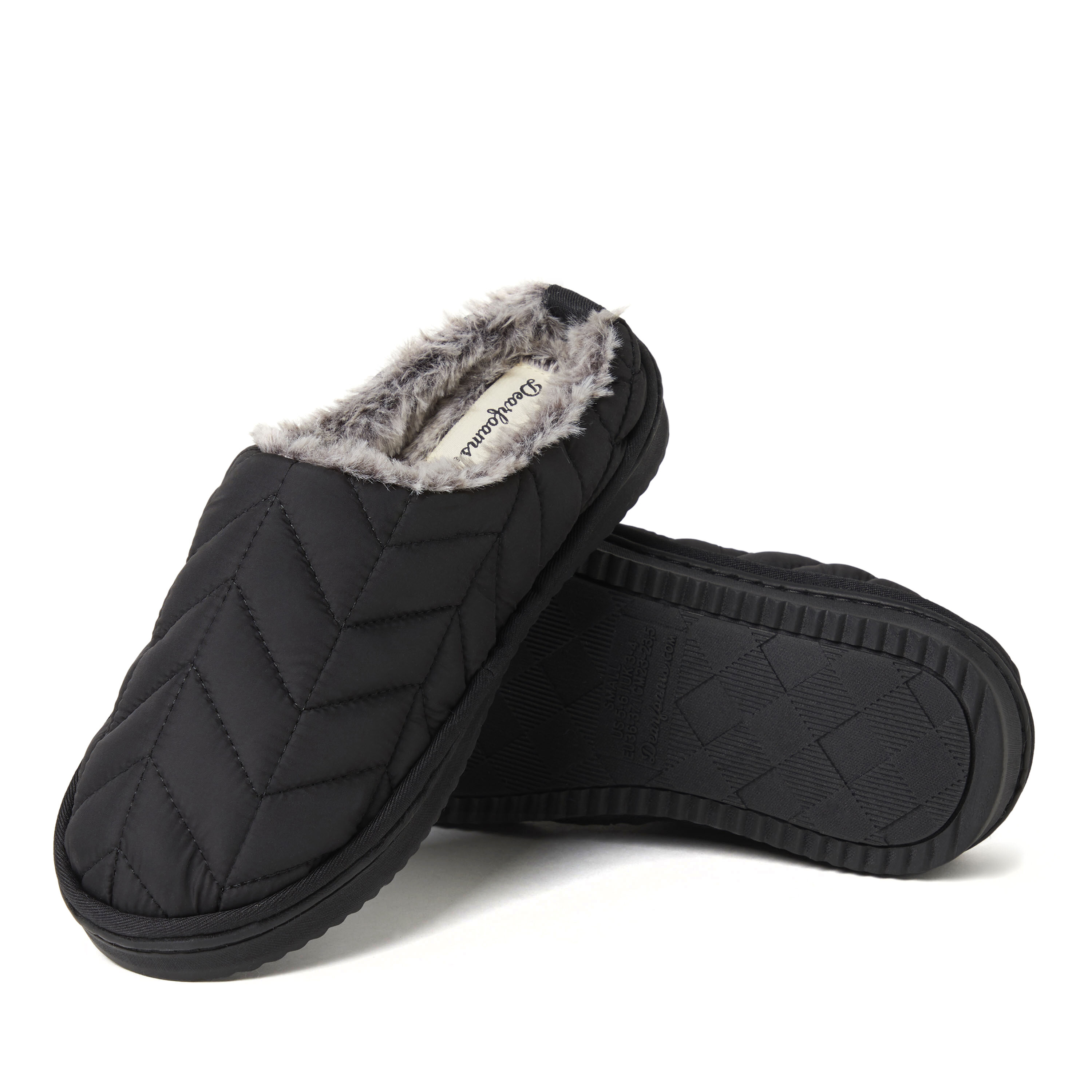 Women's Cora Quilted Nylon Clog Slipper
