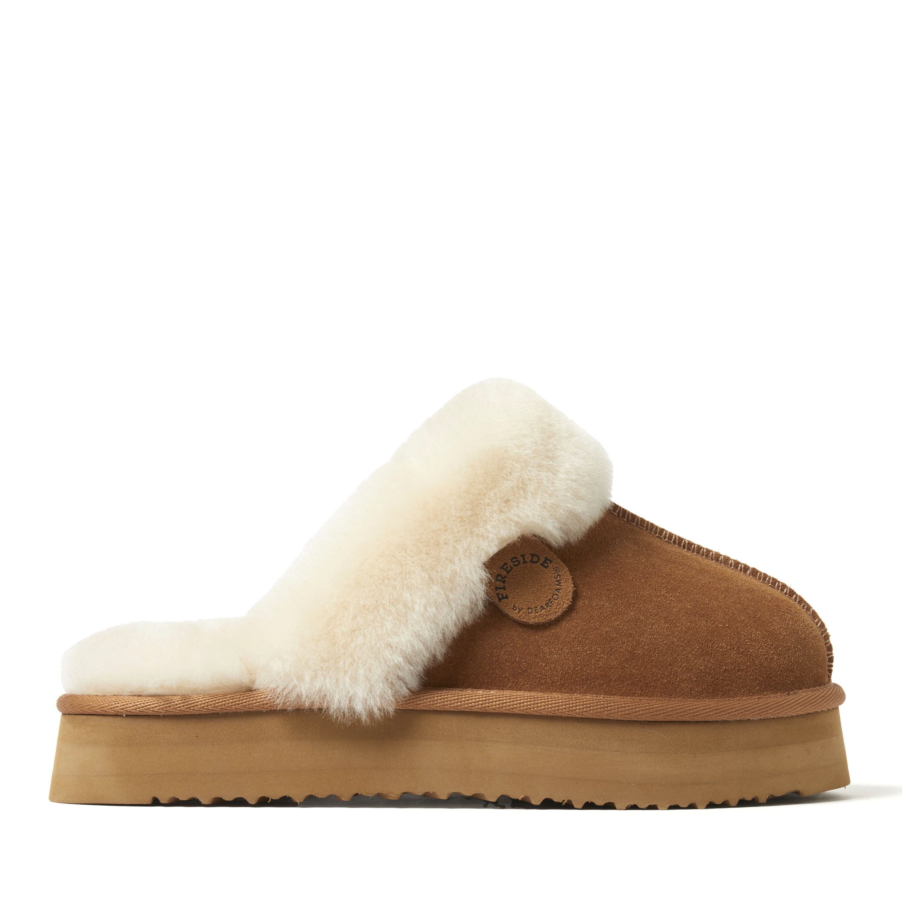 Shearling slippers womens sales